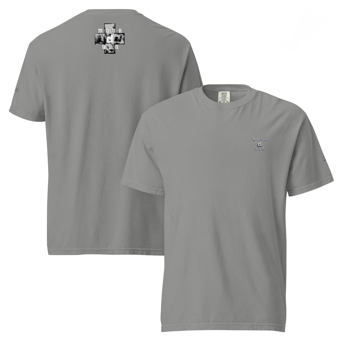 Unisex garment-dyed heavyweight 100% cotton t-shirt Always think positive - Monk&Nun UnisexClothing