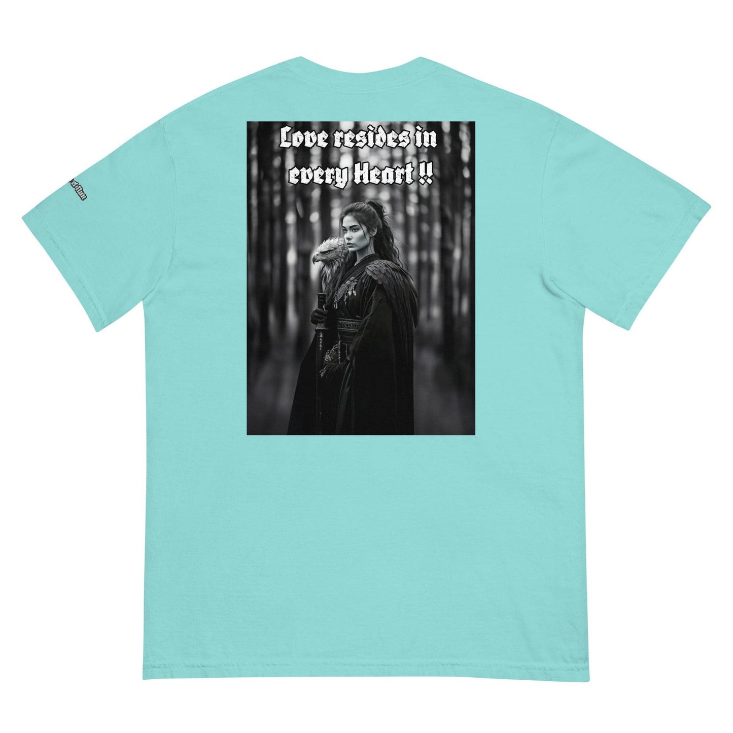 Unisex garment-dyed heavyweight 100% cotton t-shirt Design #1 - Monk&Nun UnisexClothing