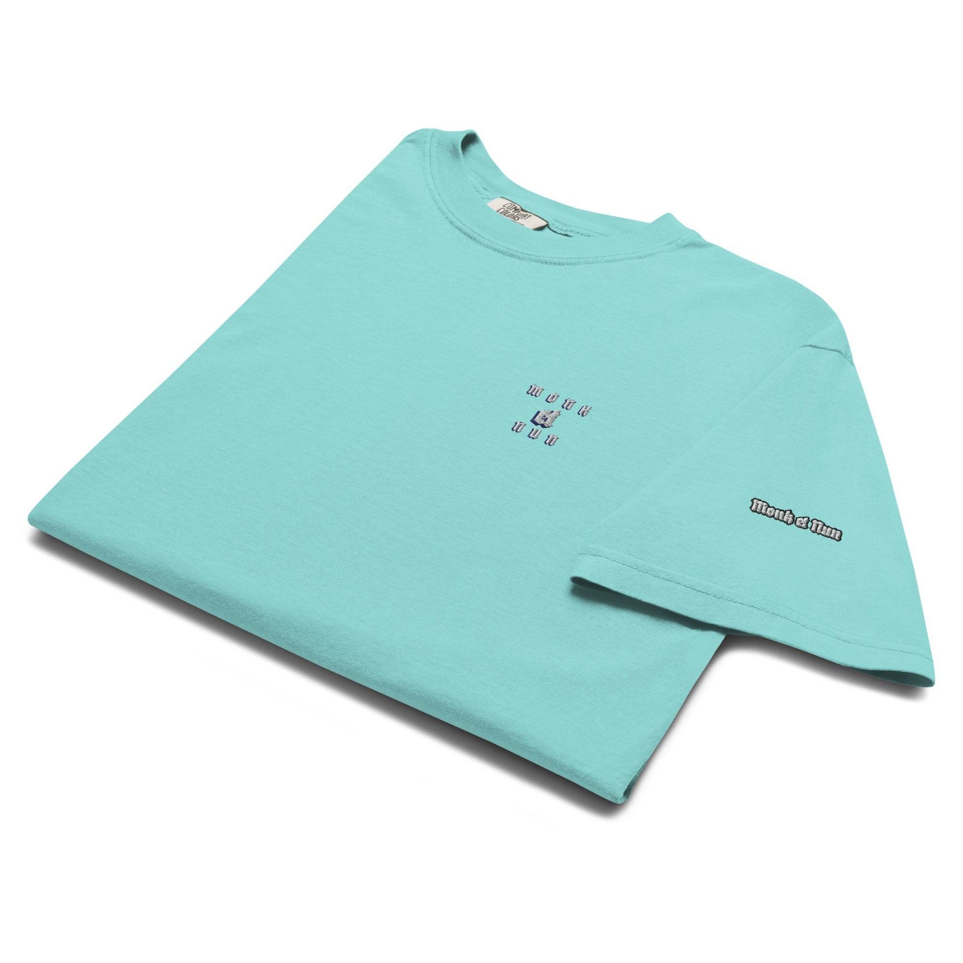 Unisex garment-dyed heavyweight 100% cotton t-shirt Design #14 - Monk&Nun UnisexClothing