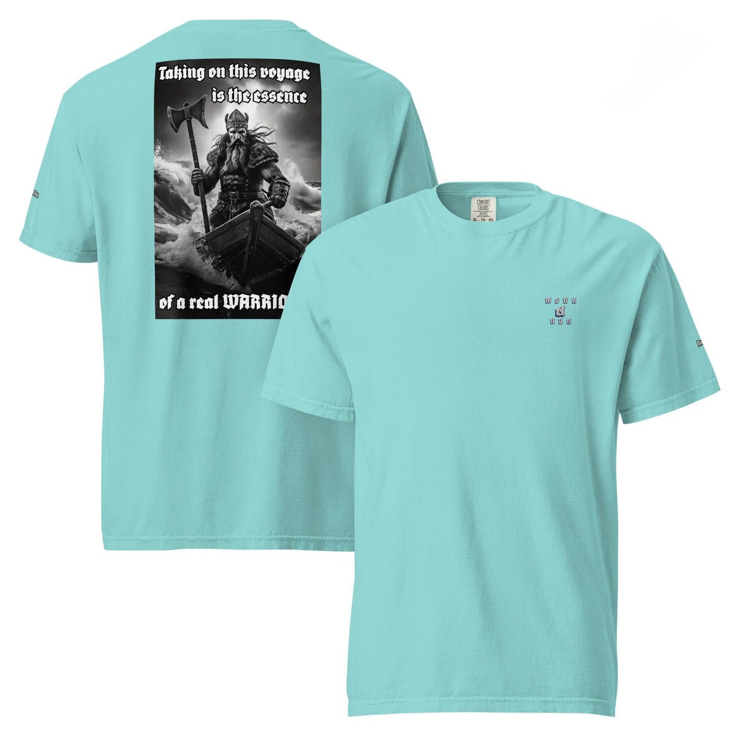 Unisex garment-dyed heavyweight 100% cotton t-shirt Design #12 - Monk&Nun UnisexClothing