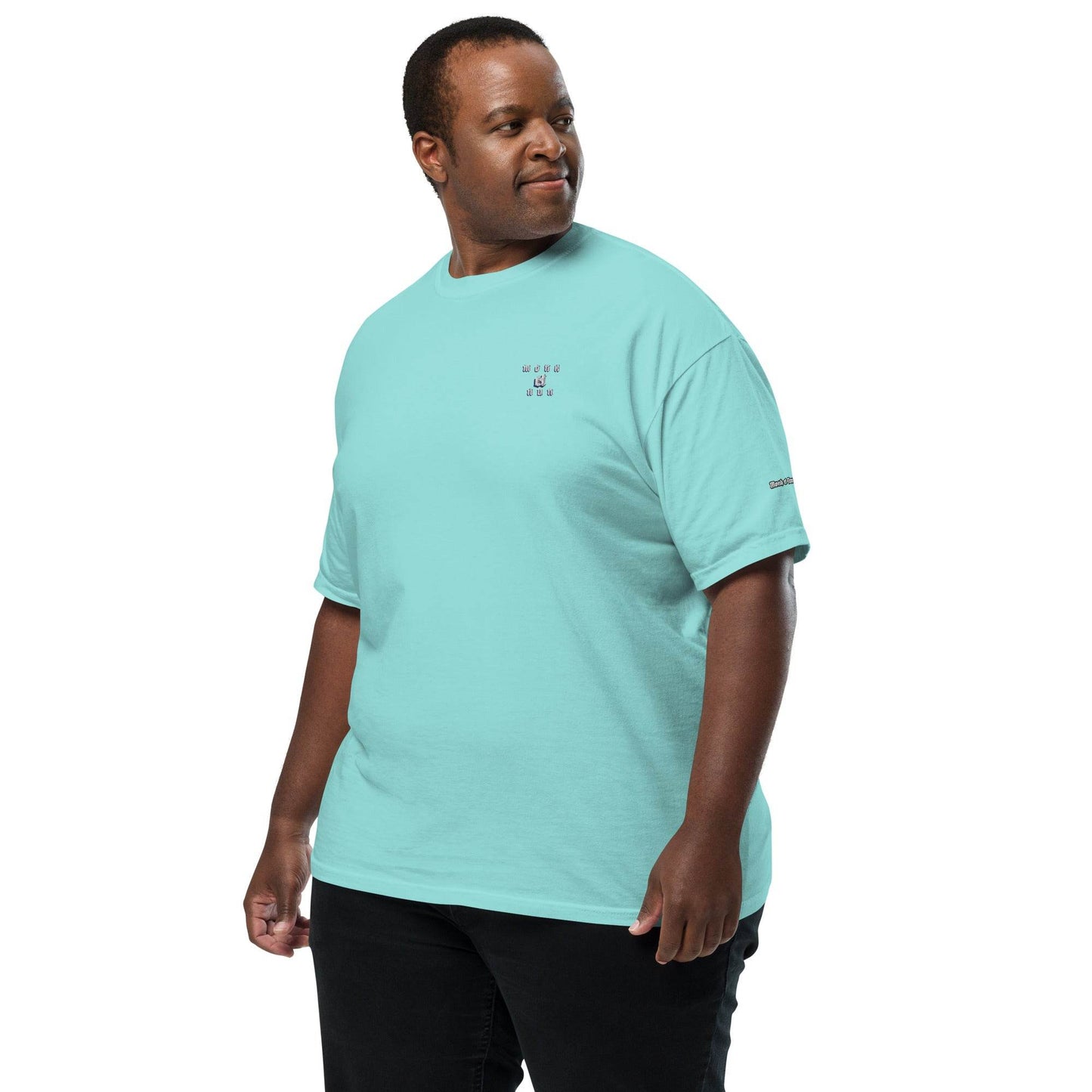Unisex garment-dyed heavyweight 100% cotton t-shirt Design #14 - Monk&Nun UnisexClothing