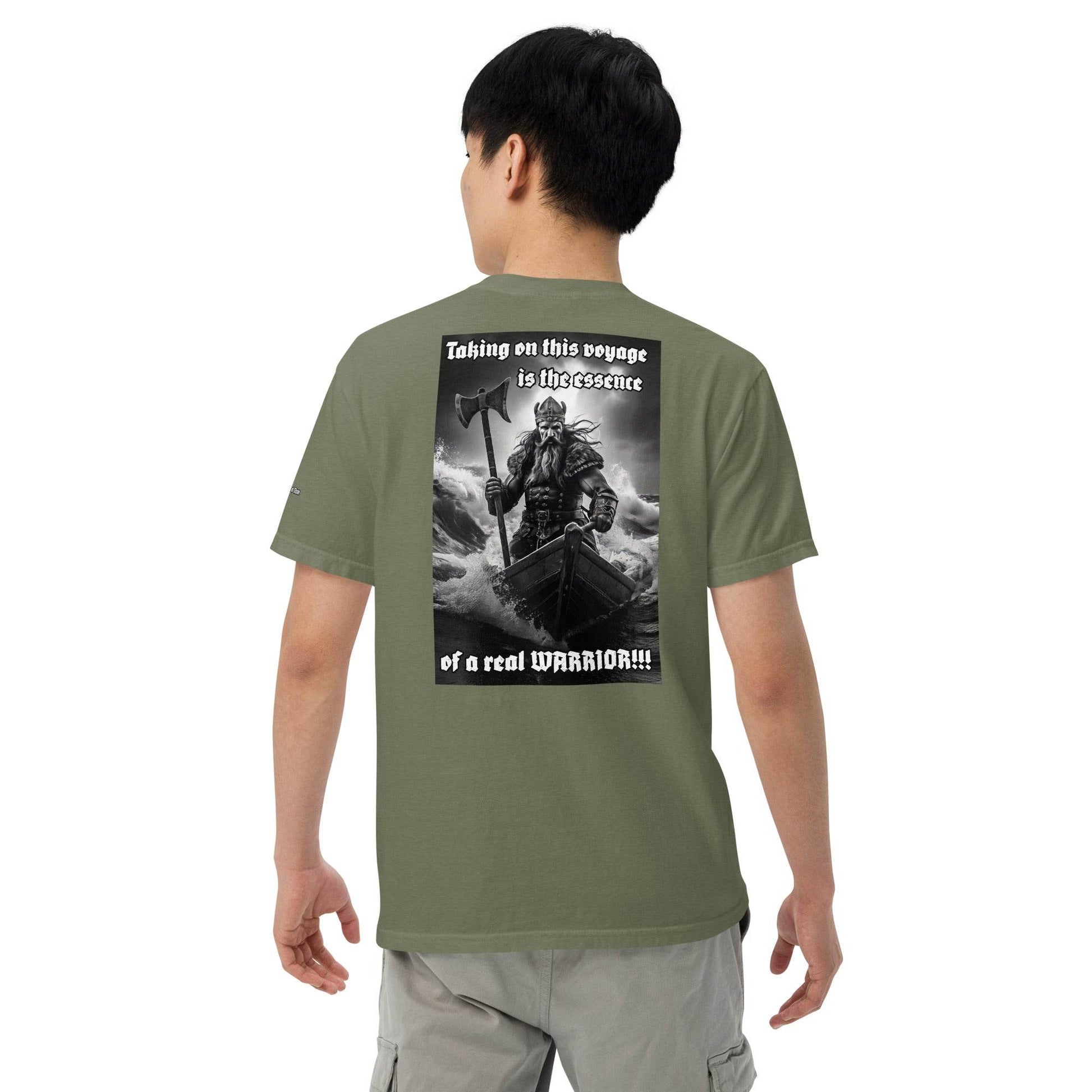 Unisex garment-dyed heavyweight 100% cotton t-shirt Design #12 - Monk&Nun UnisexClothing