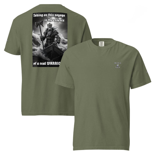 Unisex garment-dyed heavyweight 100% cotton t-shirt Design #12 - Monk&Nun UnisexClothing
