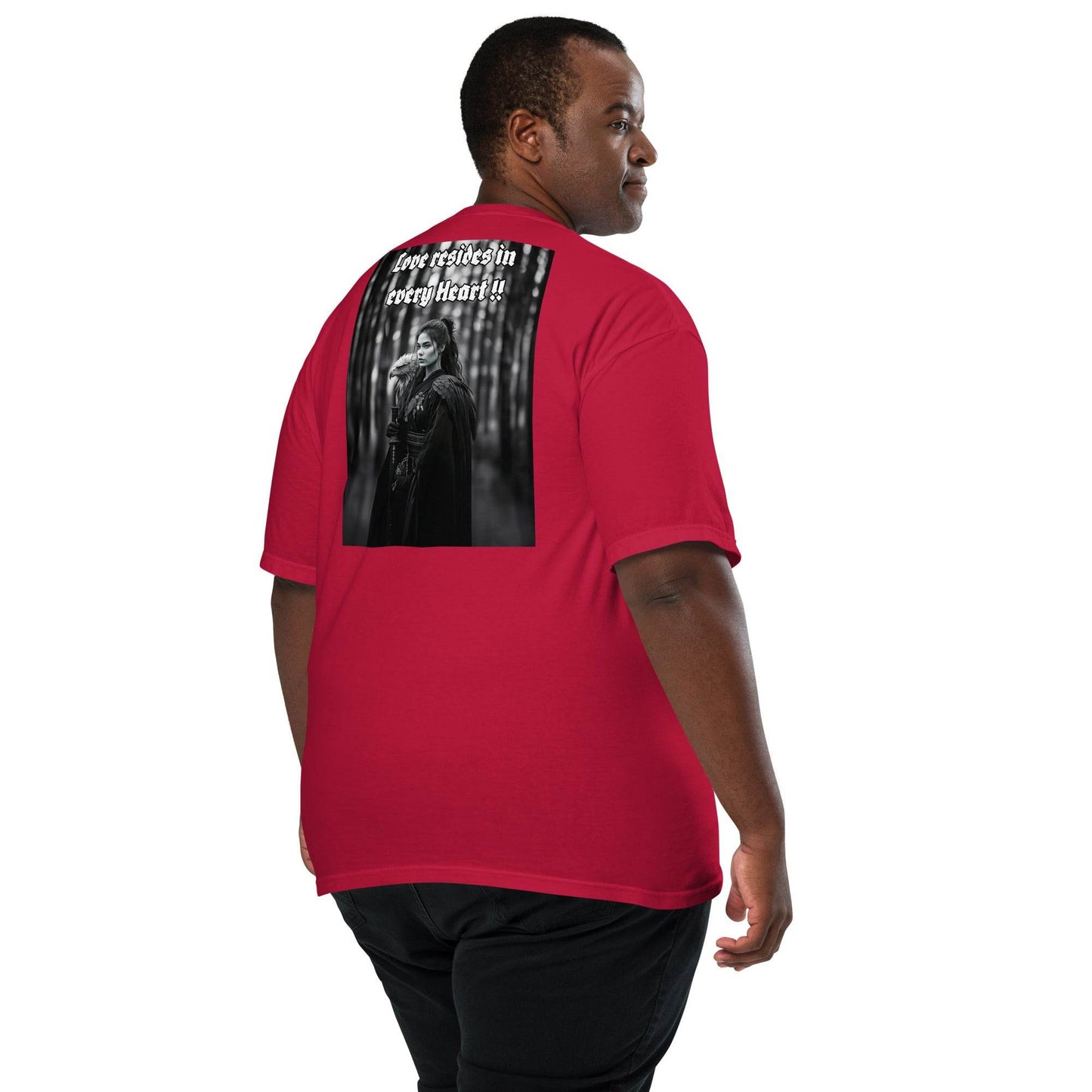 Unisex garment-dyed heavyweight 100% cotton t-shirt Design #1 - Monk&Nun UnisexClothing