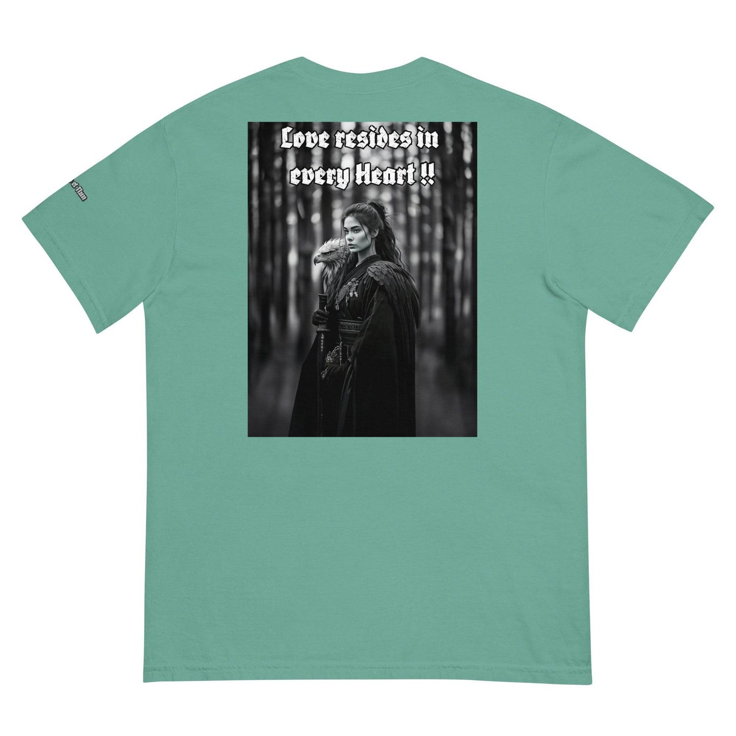 Unisex garment-dyed heavyweight 100% cotton t-shirt Design #1 - Monk&Nun UnisexClothing