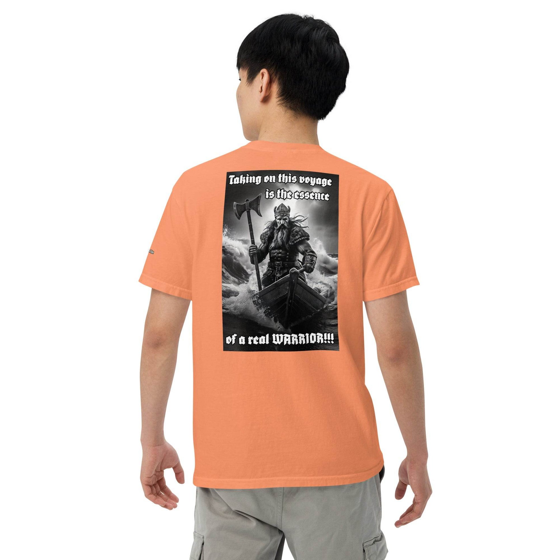 Unisex garment-dyed heavyweight 100% cotton t-shirt Design #12 - Monk&Nun UnisexClothing