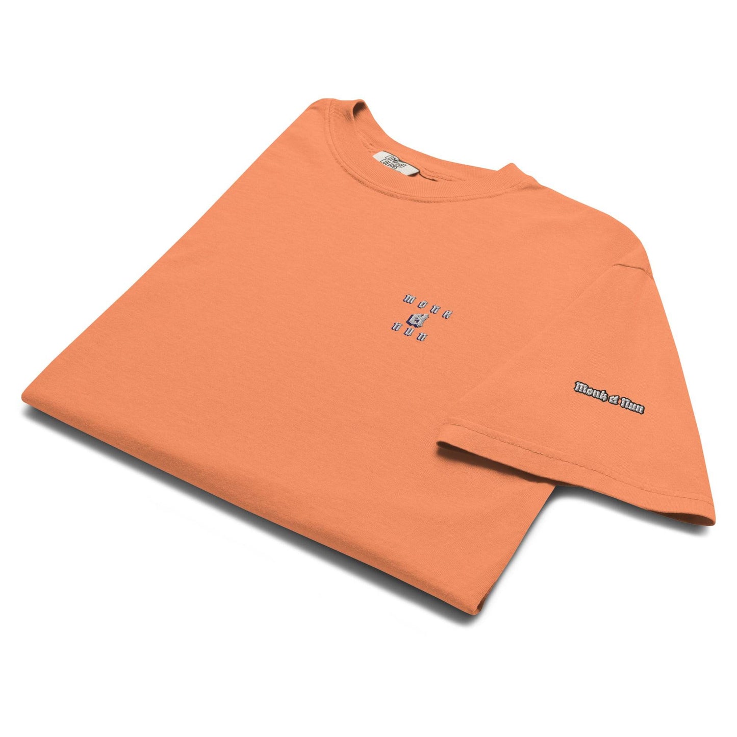 Unisex garment-dyed heavyweight 100% cotton t-shirt Design #14 - Monk&Nun UnisexClothing