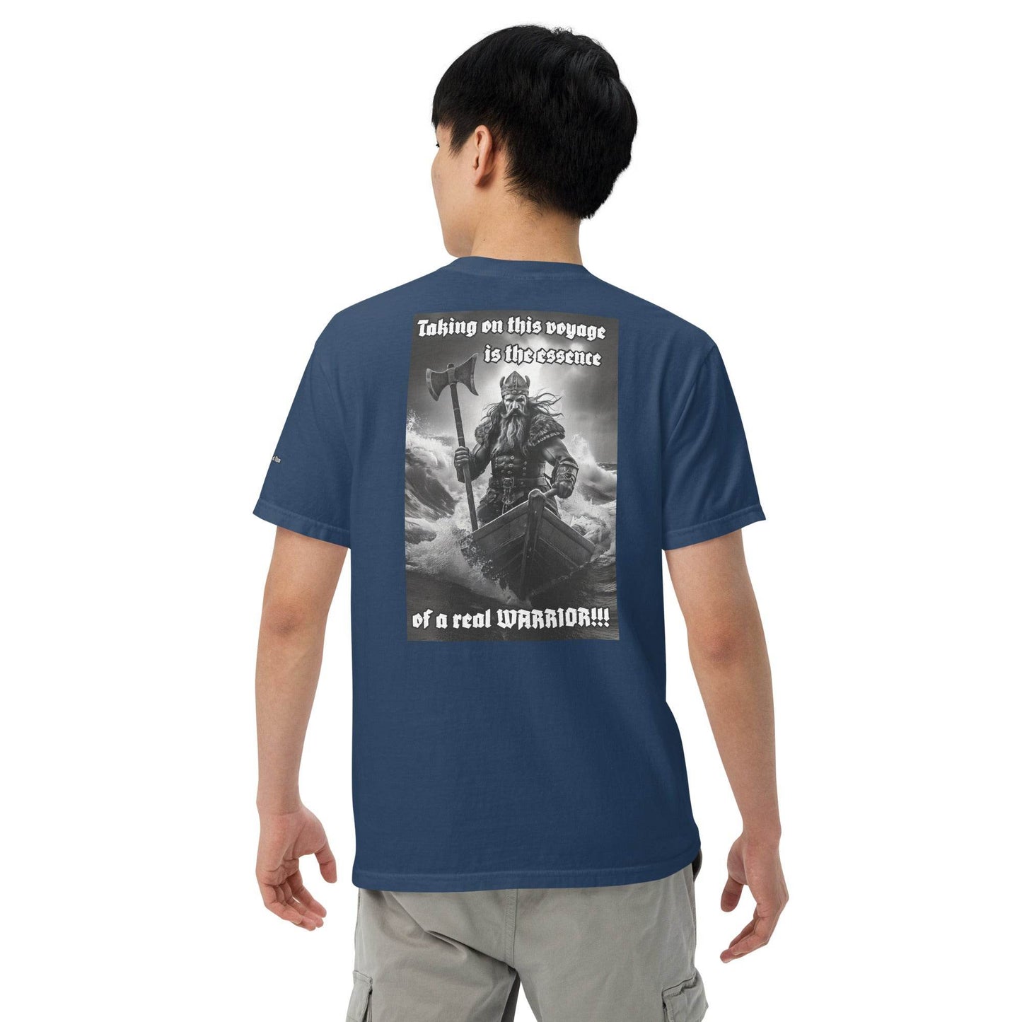 Unisex garment-dyed heavyweight 100% cotton t-shirt Design #12 - Monk&Nun UnisexClothing