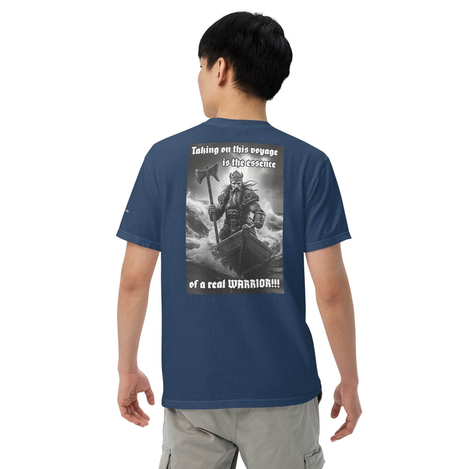 Unisex garment-dyed heavyweight 100% cotton t-shirt Design #12 - Monk&Nun UnisexClothing