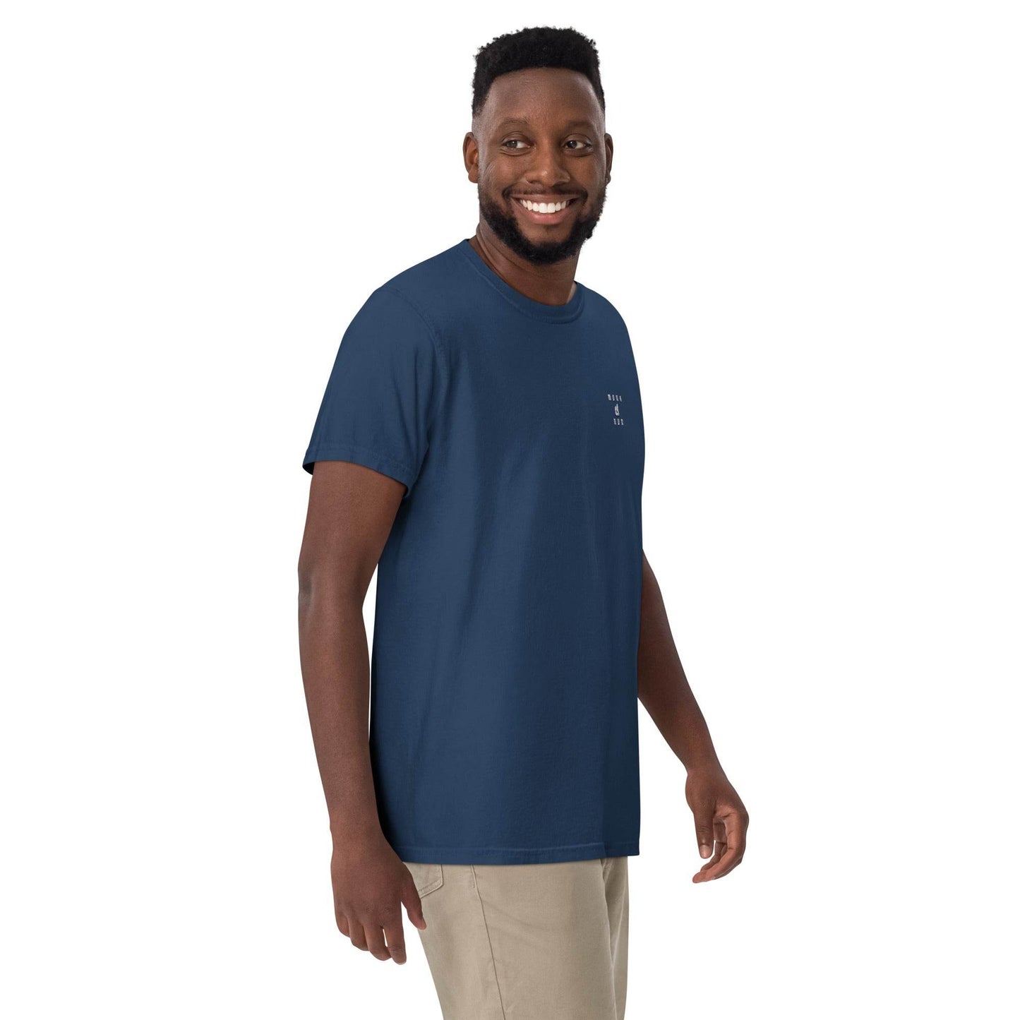 Unisex garment-dyed heavyweight 100% cotton t-shirt Design #12 - Monk&Nun UnisexClothing
