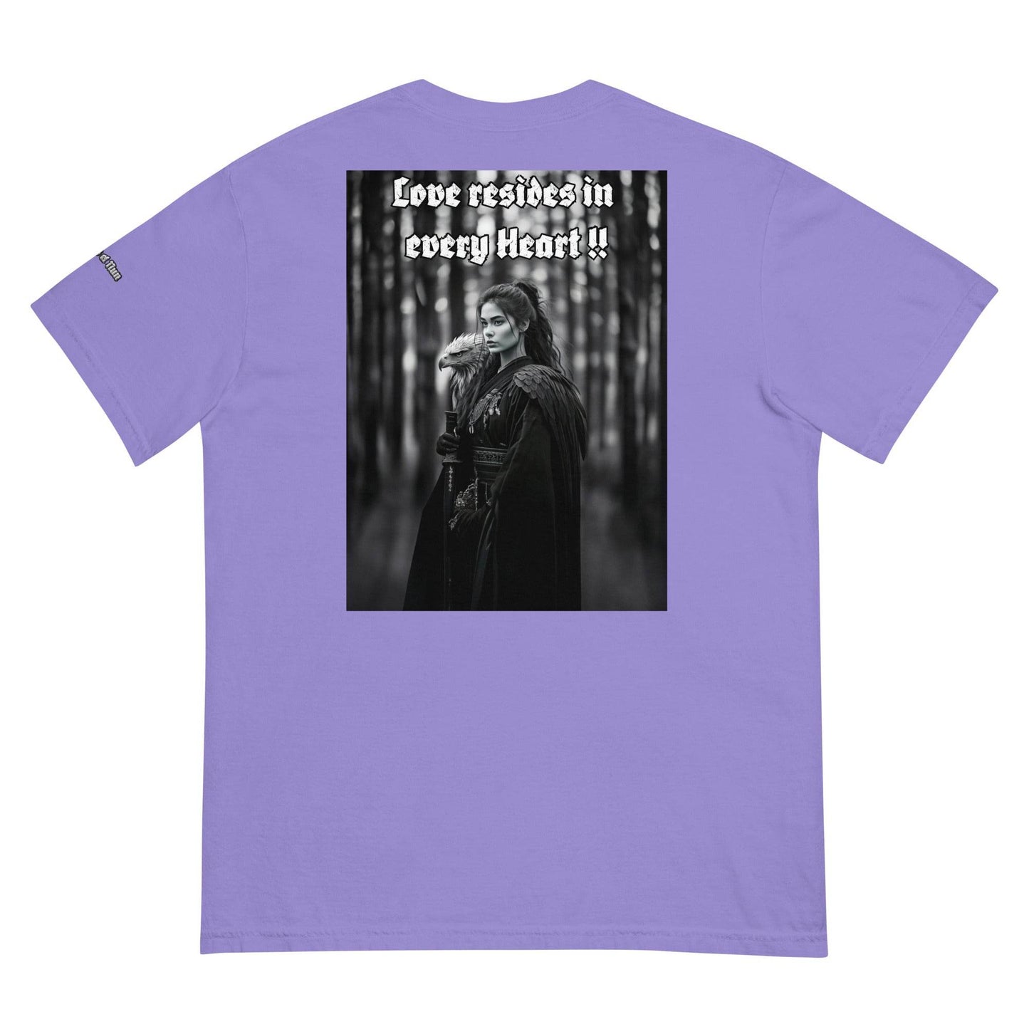 Unisex garment-dyed heavyweight 100% cotton t-shirt Design #1 - Monk&Nun UnisexClothing