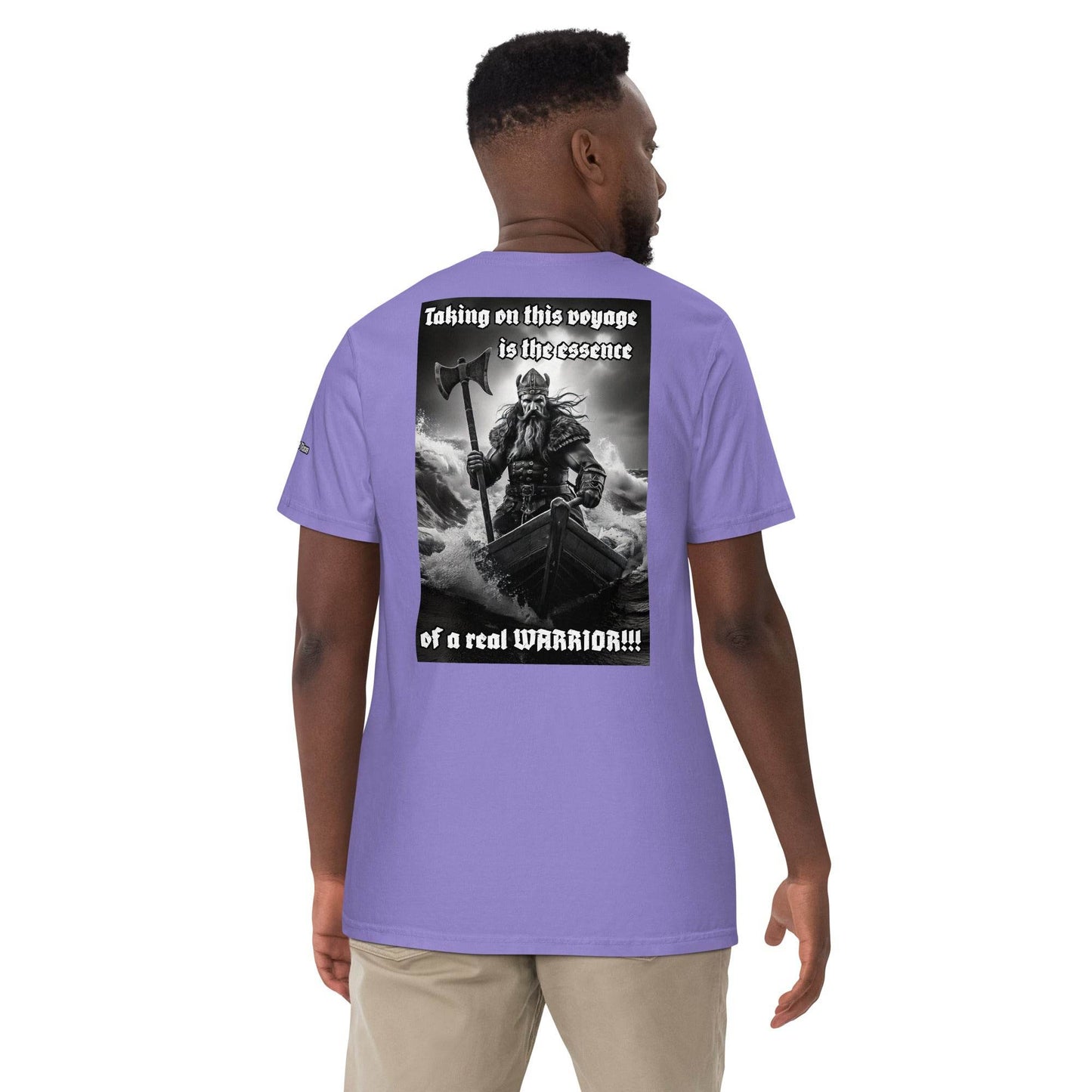 Unisex garment-dyed heavyweight 100% cotton t-shirt Design #12 - Monk&Nun UnisexClothing