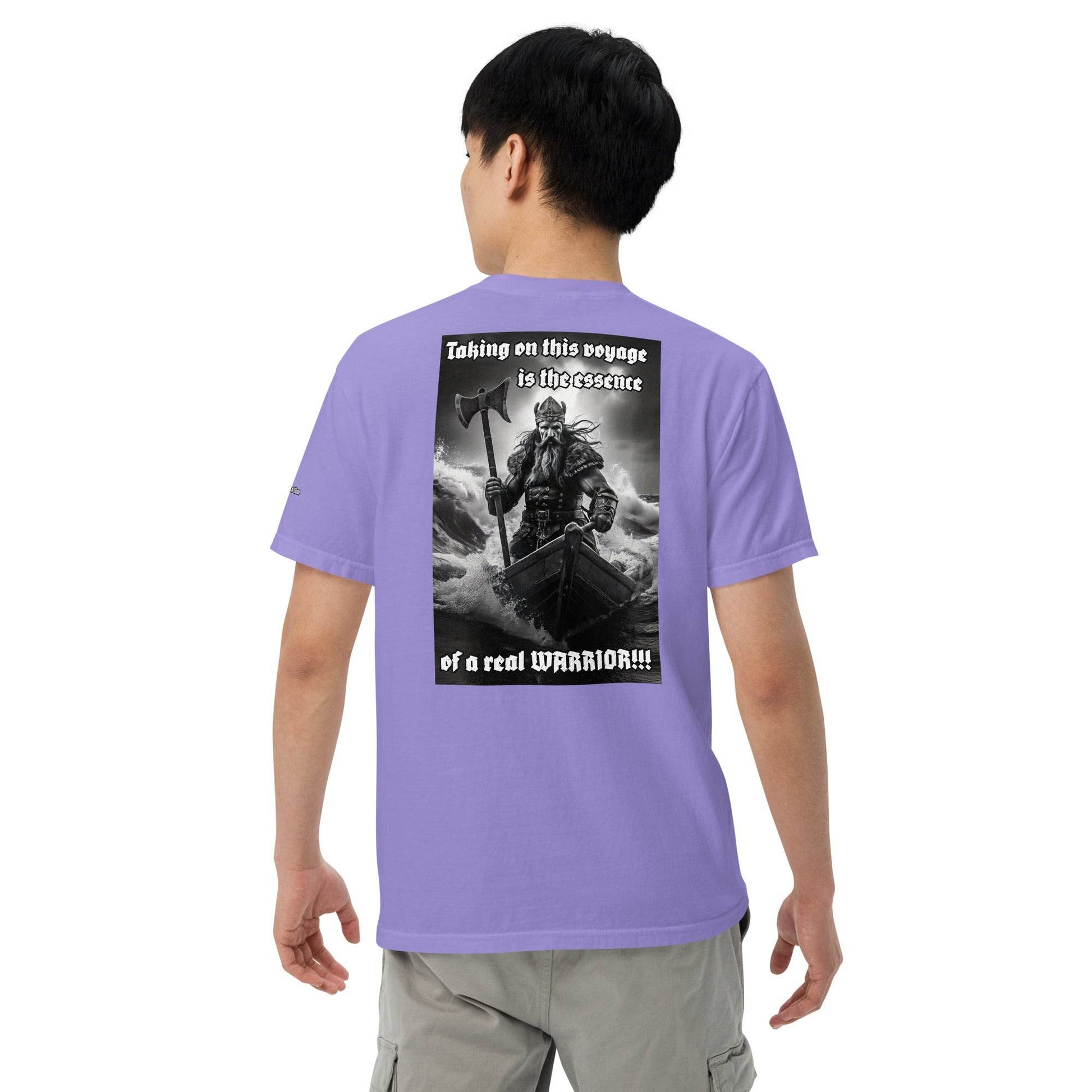 Unisex garment-dyed heavyweight 100% cotton t-shirt Design #12 - Monk&Nun UnisexClothing
