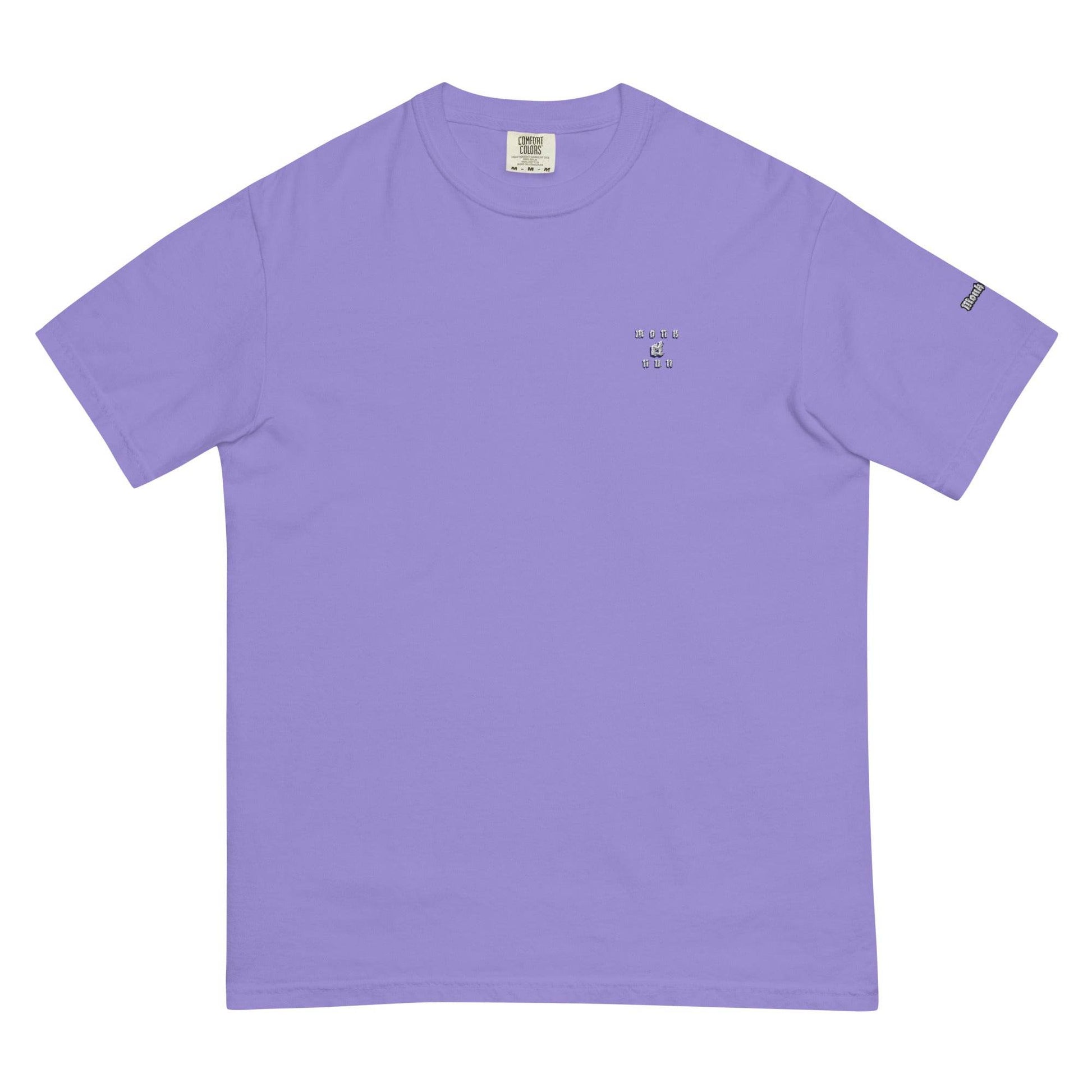 Unisex garment-dyed heavyweight 100% cotton t-shirt Design #1 - Monk&Nun UnisexClothing