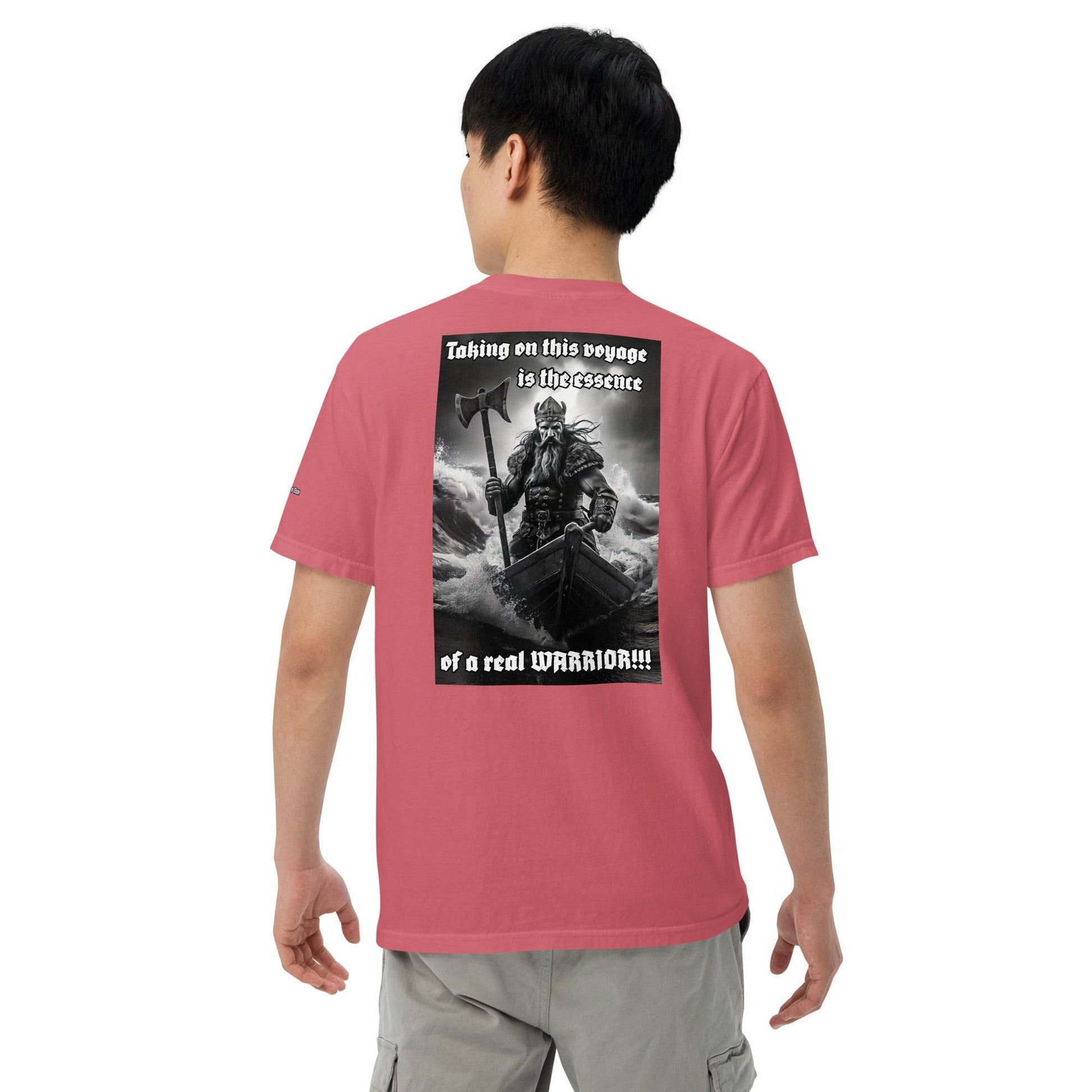 Unisex garment-dyed heavyweight 100% cotton t-shirt Design #12 - Monk&Nun UnisexClothing