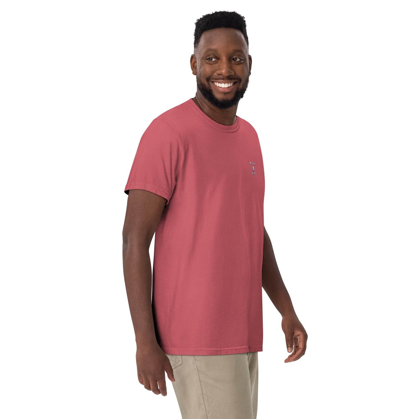 Unisex garment-dyed heavyweight 100% cotton t-shirt Design #12 - Monk&Nun UnisexClothing