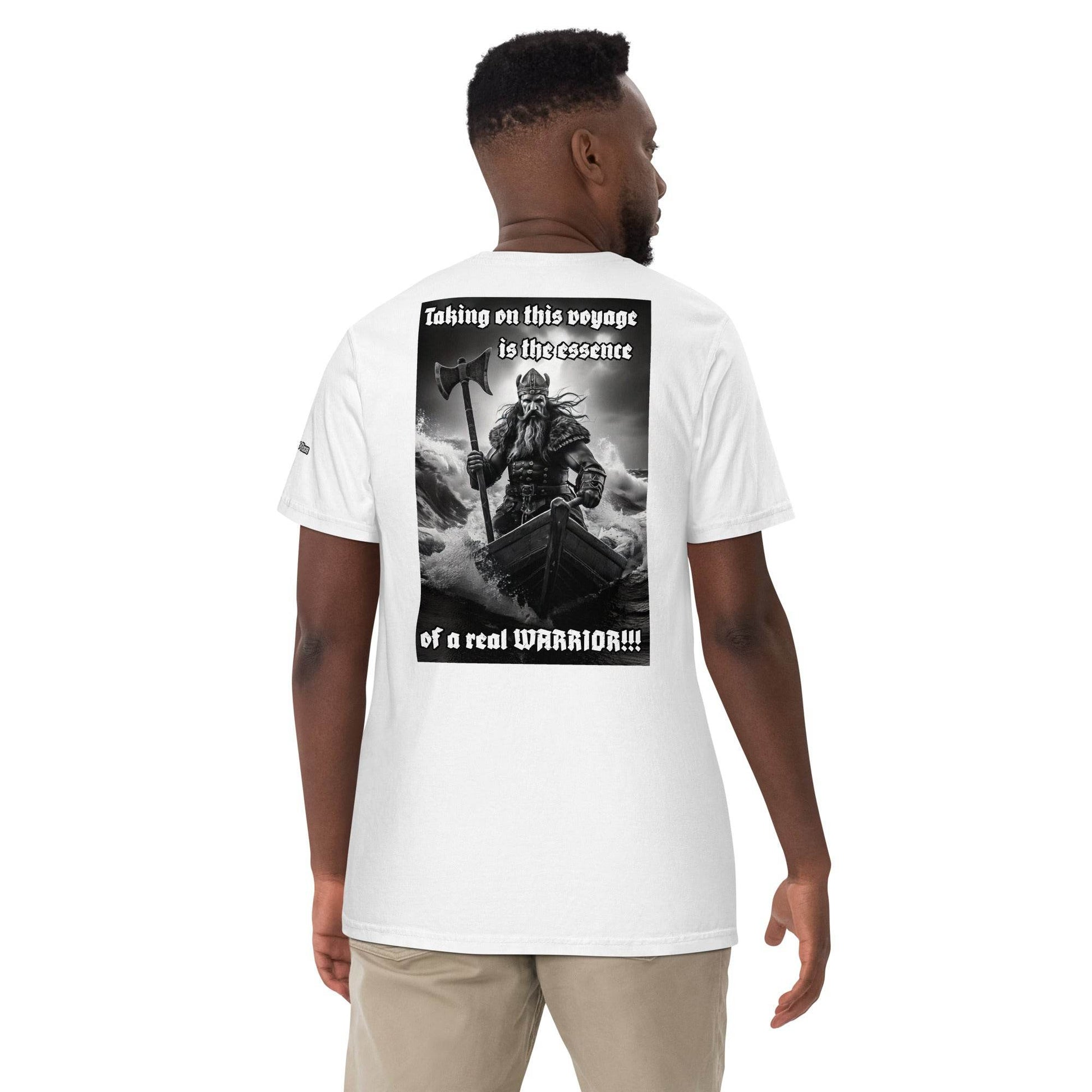 Unisex garment-dyed heavyweight 100% cotton t-shirt Design #12 - Monk&Nun UnisexClothing