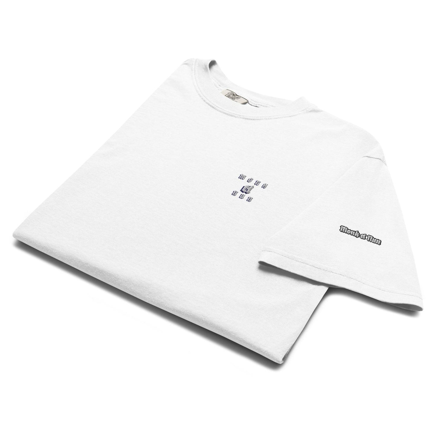Unisex garment-dyed heavyweight 100% cotton t-shirt Design #14 - Monk&Nun UnisexClothing