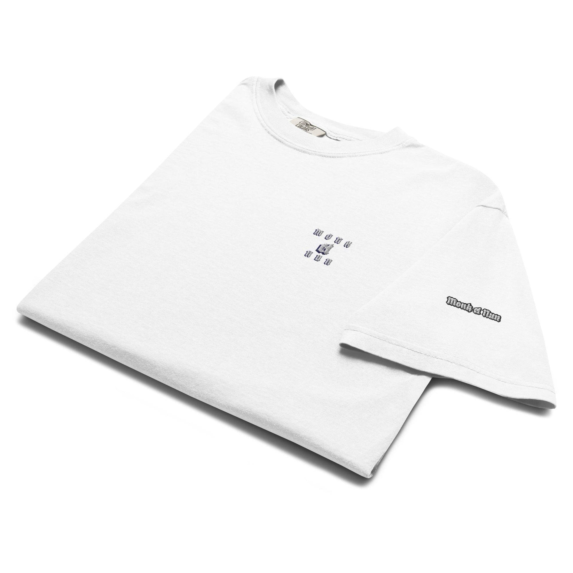 Unisex garment-dyed heavyweight 100% cotton t-shirt Design #14 - Monk&Nun UnisexClothing