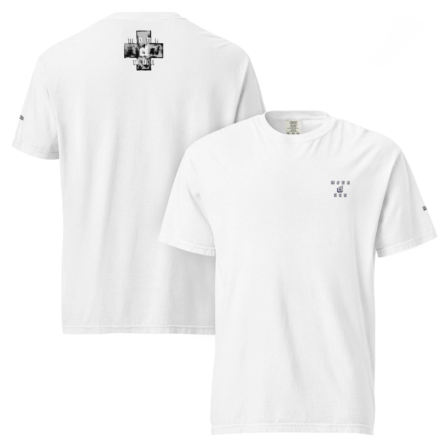 Unisex garment-dyed heavyweight 100% cotton t-shirt Always think positive - Monk&Nun UnisexClothing