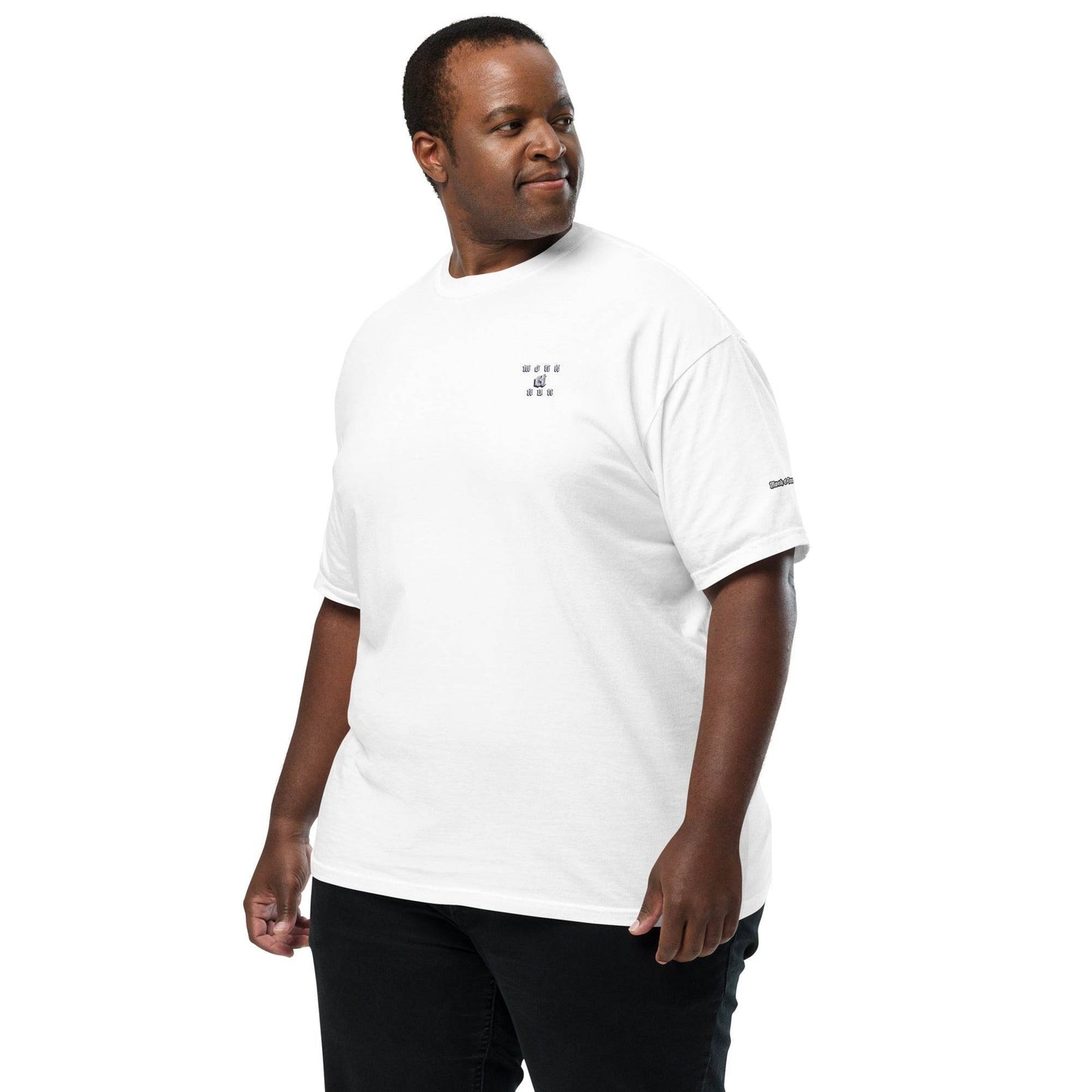 Unisex garment-dyed heavyweight 100% cotton t-shirt Design #14 - Monk&Nun UnisexClothing