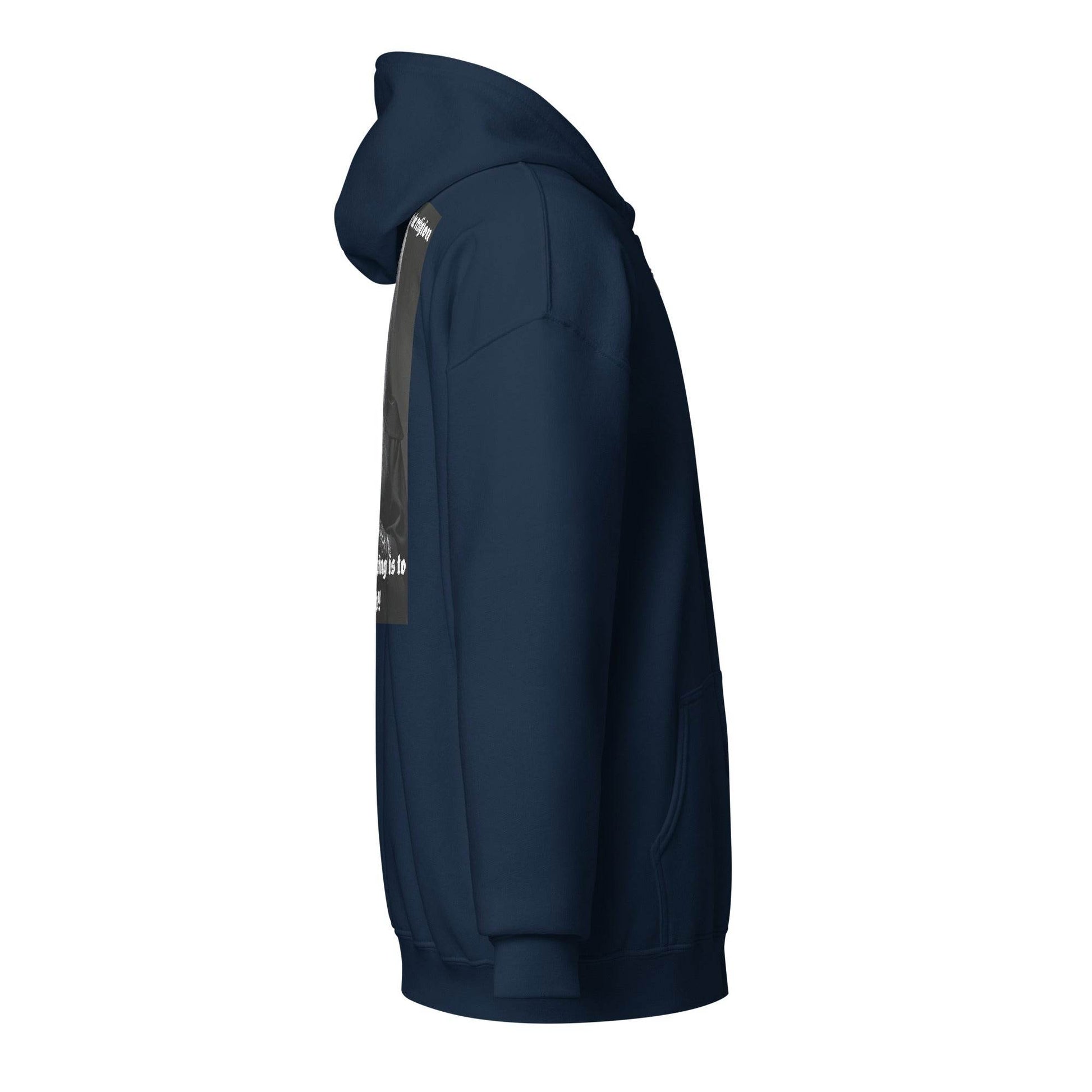 Unisex heavy 50% cotton blend zip Hoodie Design #3 - Monk&Nun UnisexClothing