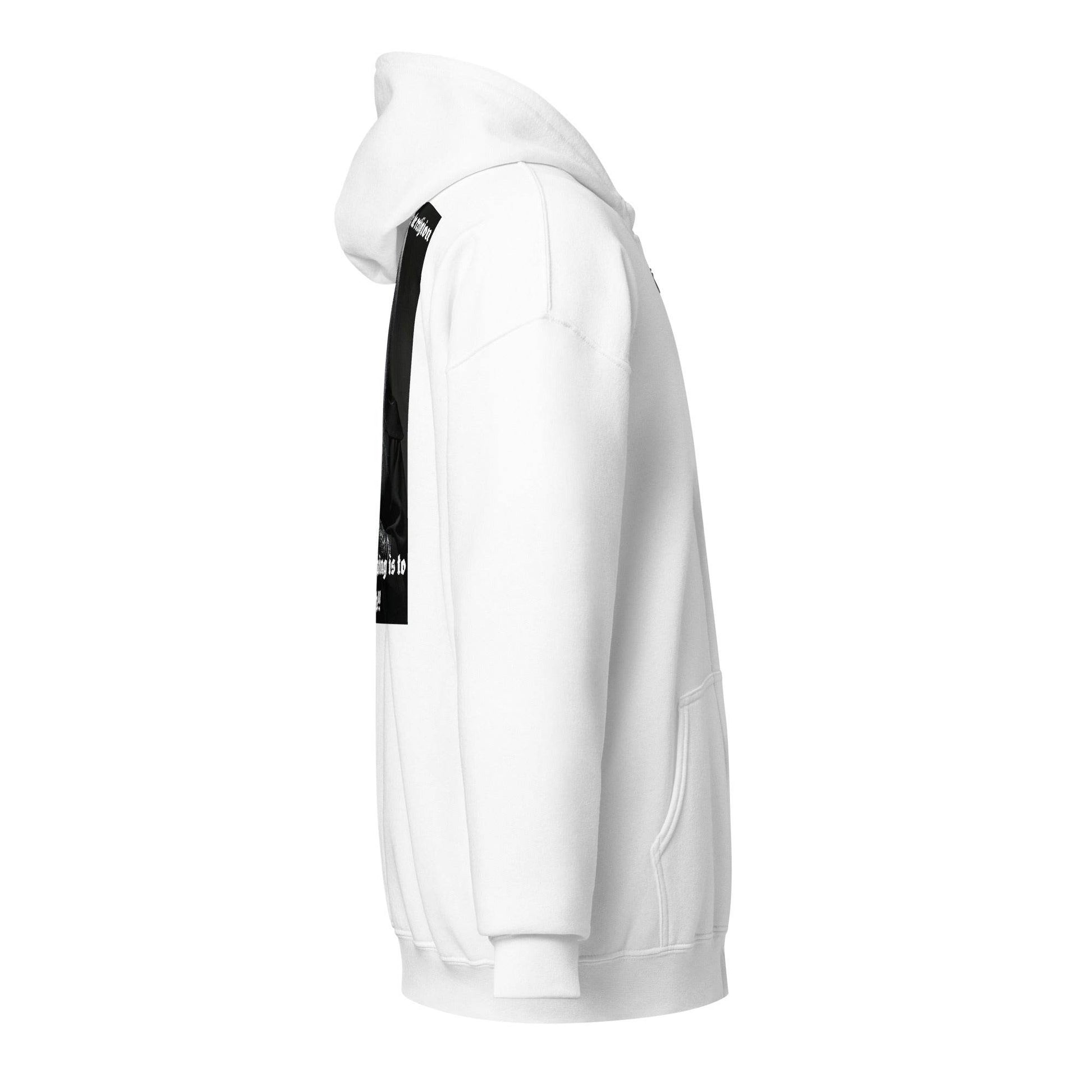 Unisex heavy 50% cotton blend zip Hoodie Design #3 - Monk&Nun UnisexClothing