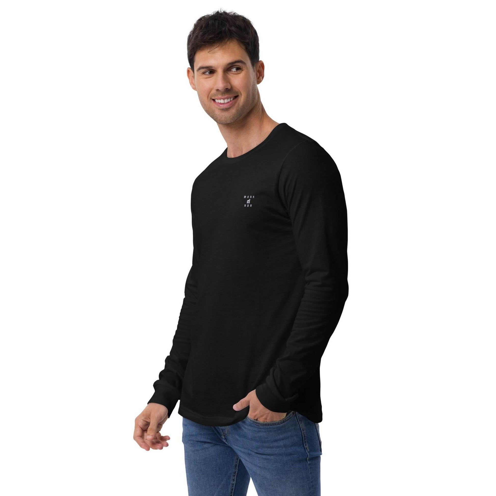 Unisex Long Sleeve 100% cotton Sweatshirt Design #12 - Monk&Nun UnisexClothing