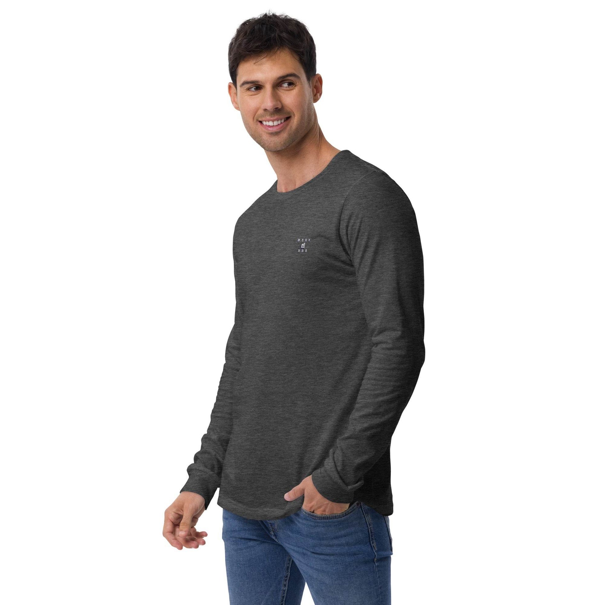 Unisex Long Sleeve 100% cotton Sweatshirt Design #12 - Monk&Nun UnisexClothing