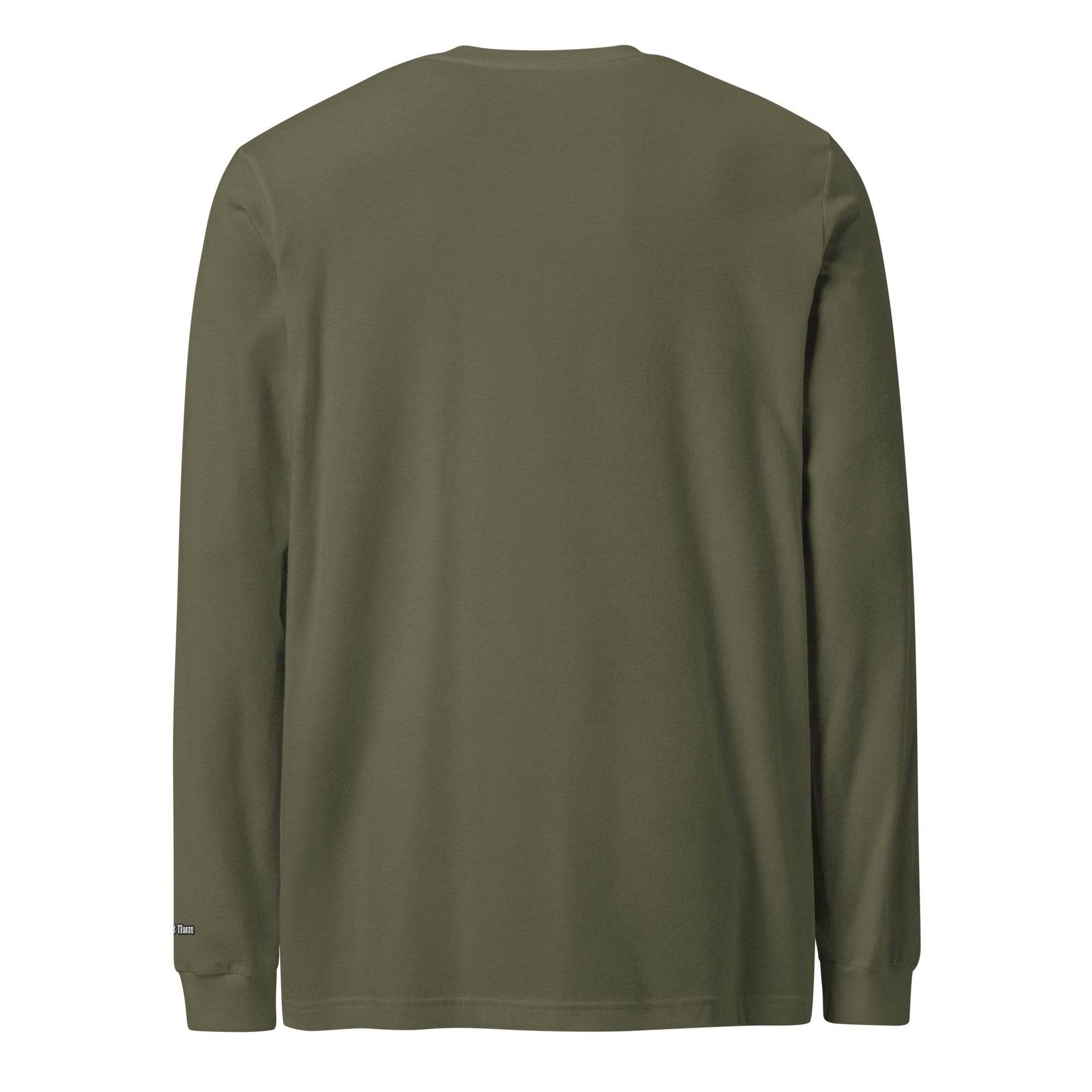Unisex Long Sleeve 100% cotton Sweatshirt Always think positive front - Monk&Nun UnisexClothing