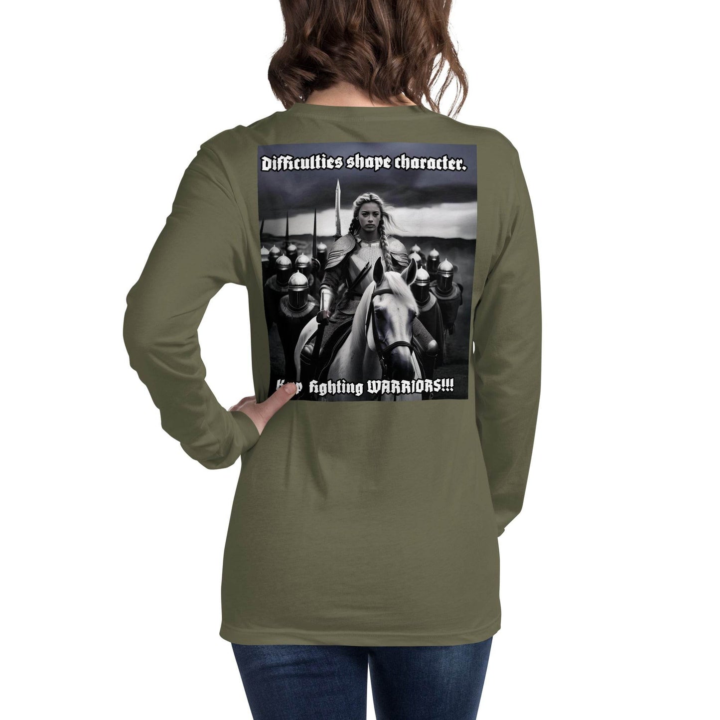 Unisex Long Sleeve 100% cotton Sweatshirt Design #14 - Monk&Nun UnisexClothing