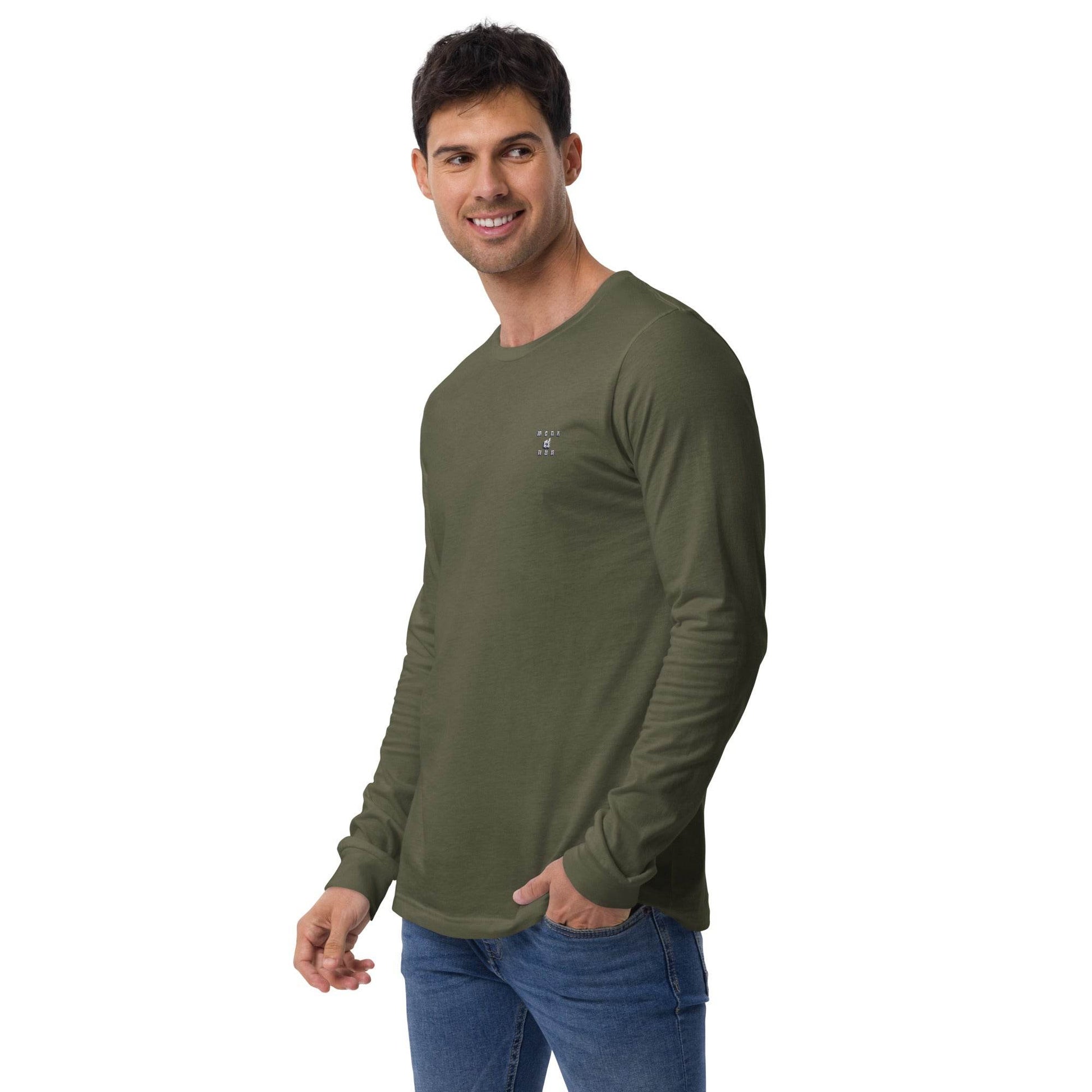 Unisex Long Sleeve 100% cotton Sweatshirt Design #12 - Monk&Nun UnisexClothing
