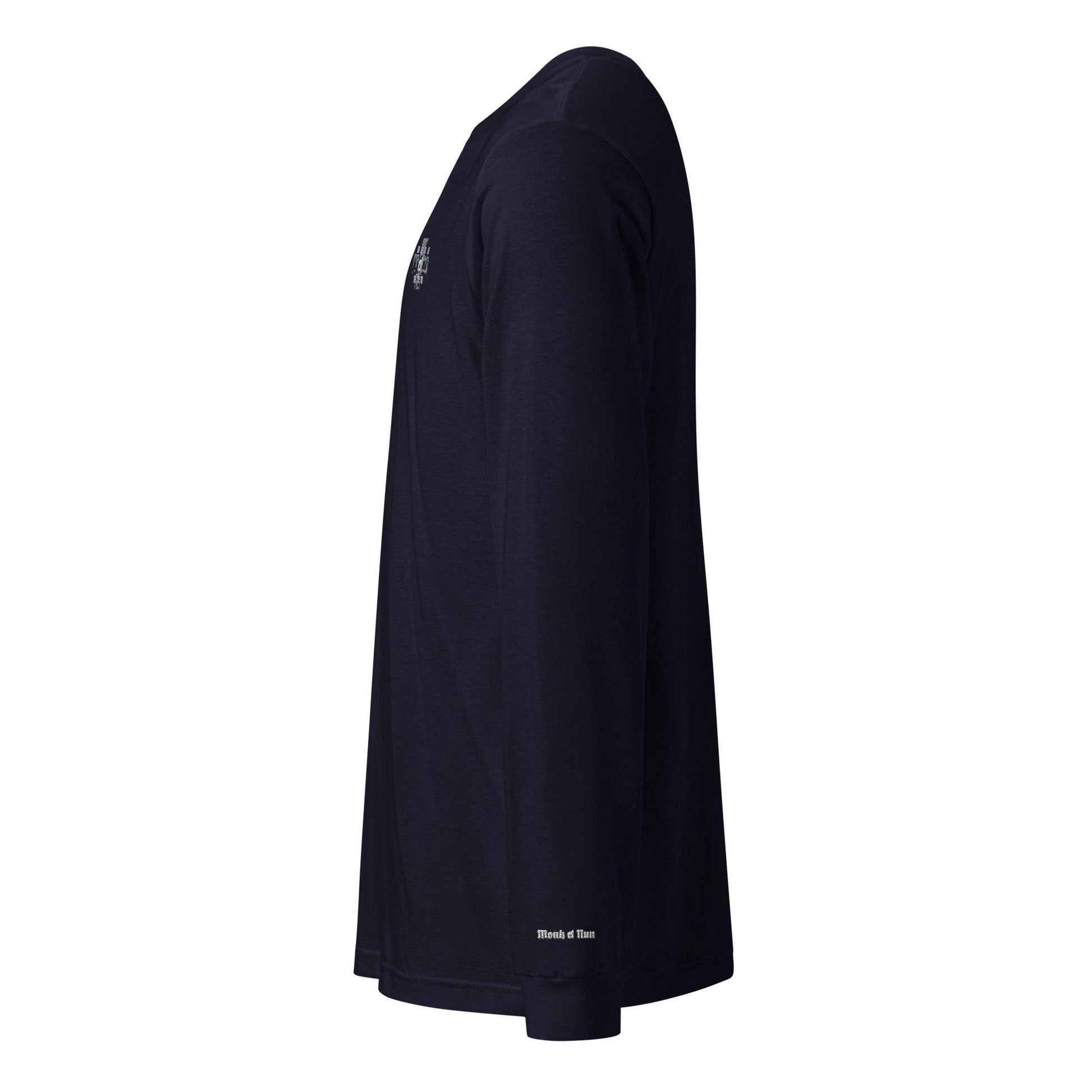 Unisex Long Sleeve 100% cotton Sweatshirt Always think positive front - Monk&Nun UnisexClothing
