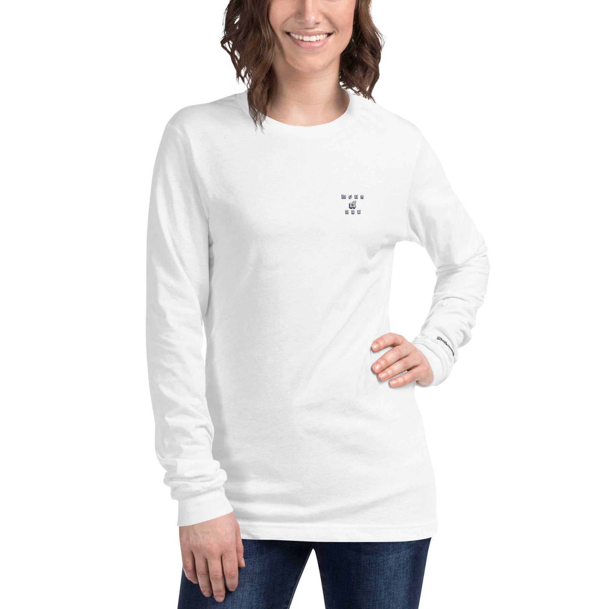 Unisex Long Sleeve 100% cotton Sweatshirt Design #12 - Monk&Nun UnisexClothing