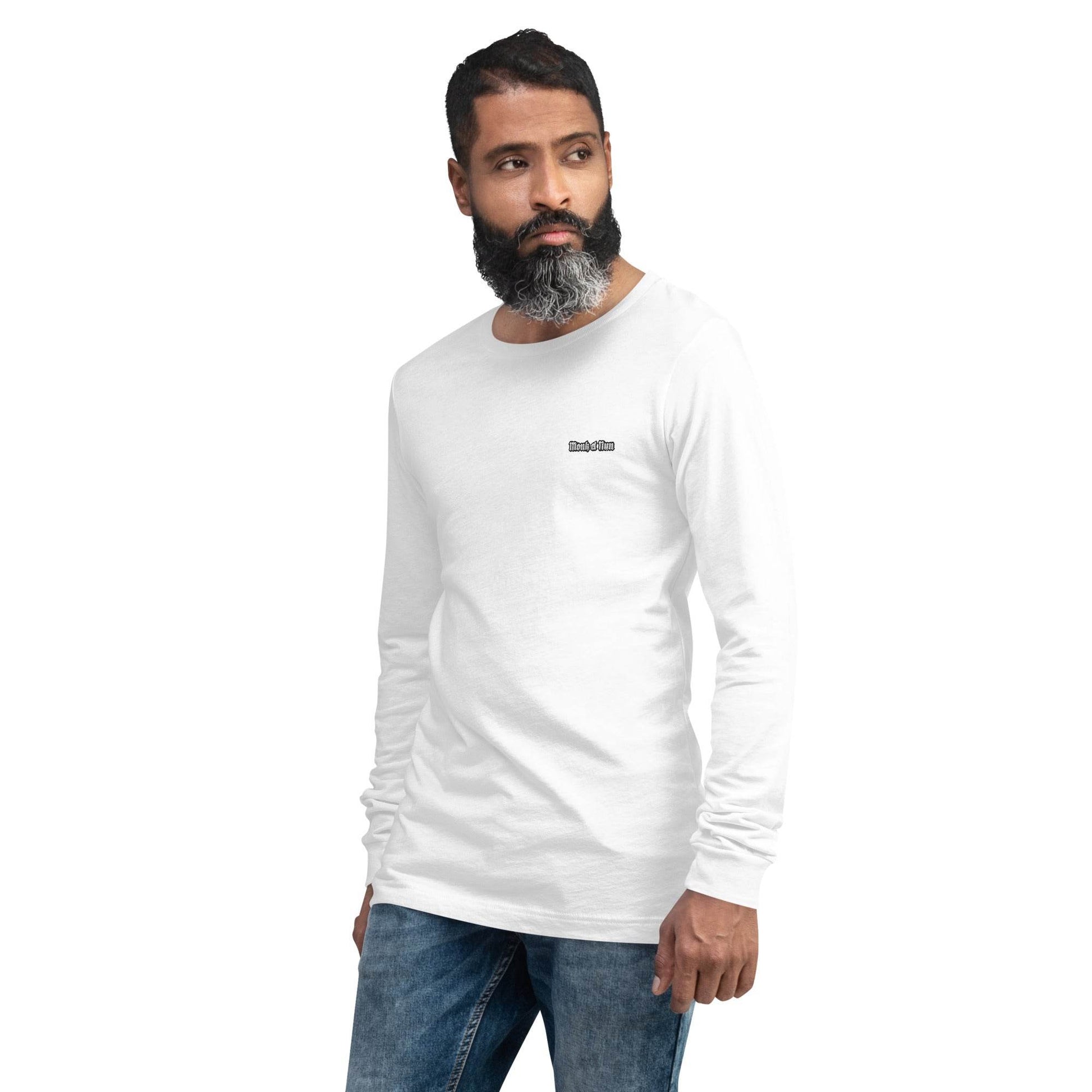 Unisex Long Sleeve 100% cotton Sweatshirt Always think positive - Monk&Nun UnisexClothing