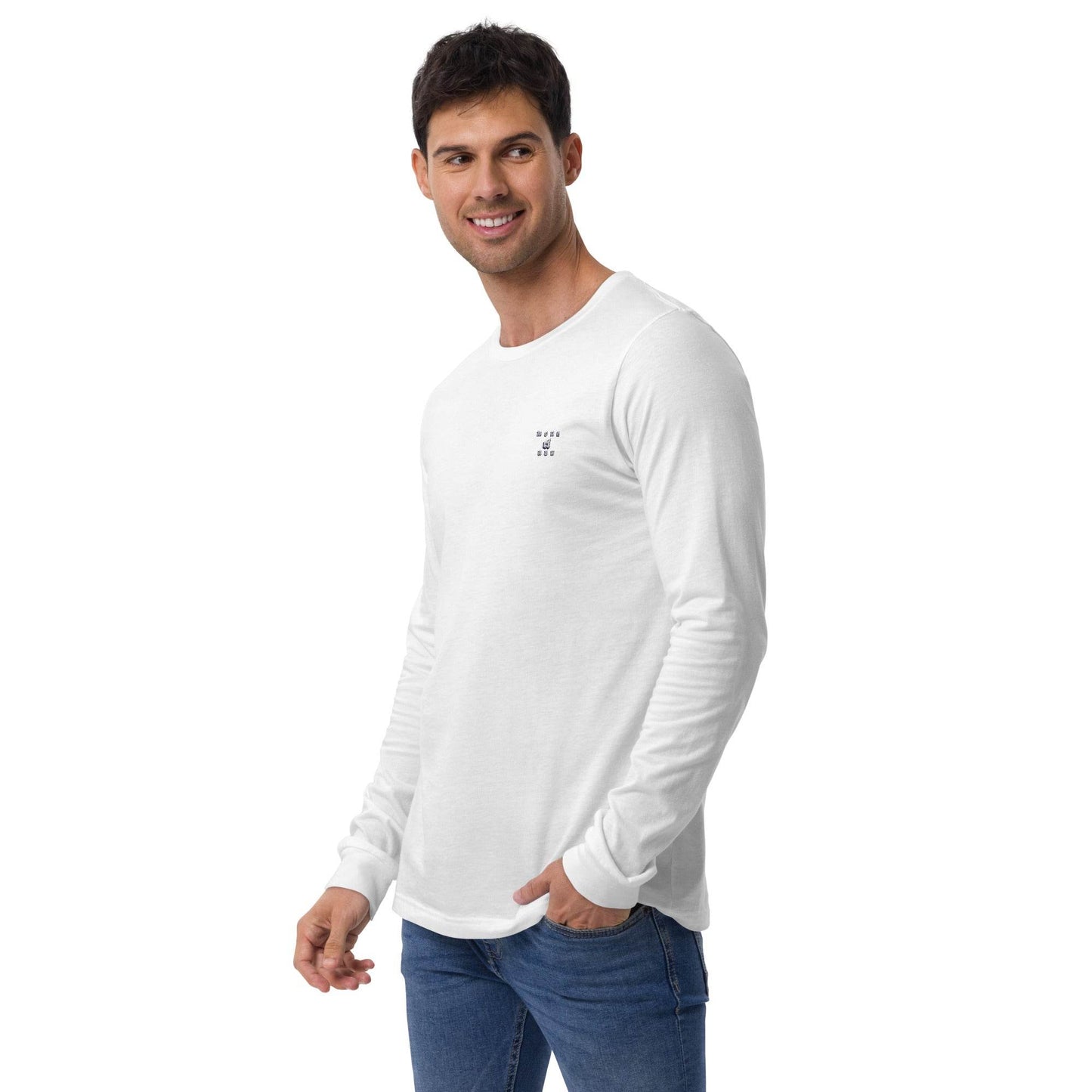 Unisex Long Sleeve 100% cotton Sweatshirt Design #12 - Monk&Nun UnisexClothing