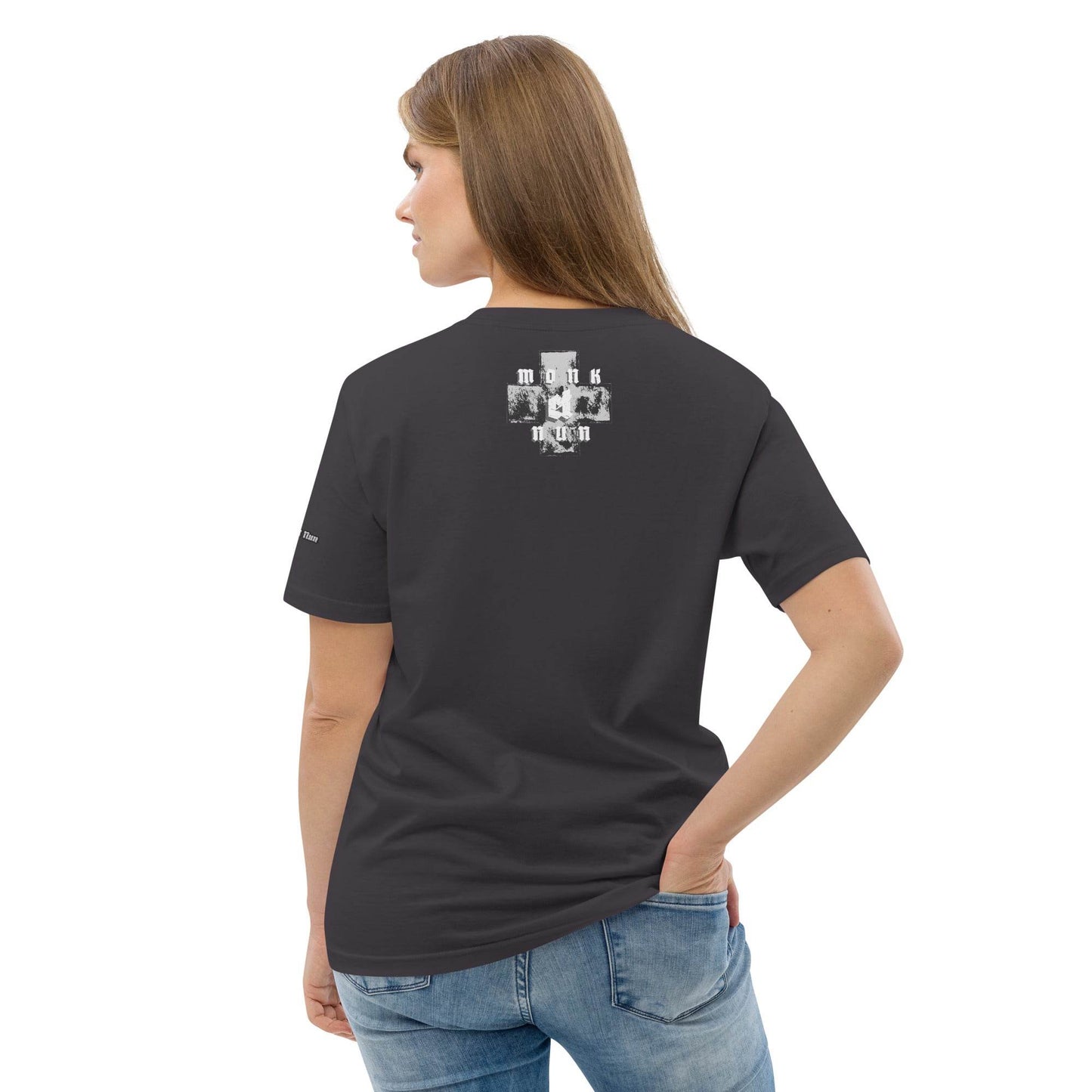 Unisex organic 100%cotton t-shirt Always think positive - Monk&Nun UnisexClothing