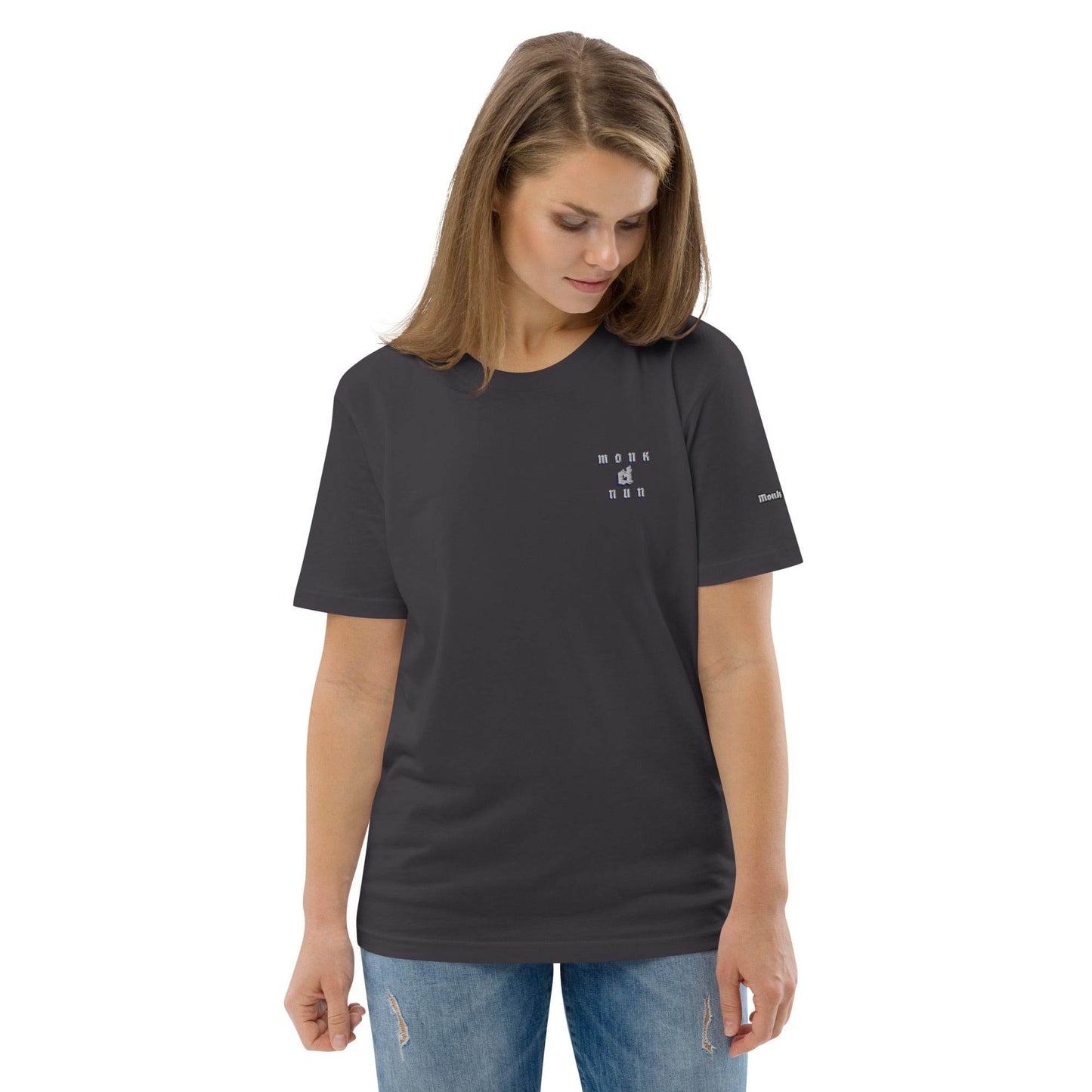 Unisex organic 100%cotton t-shirt Always think positive - Monk&Nun UnisexClothing