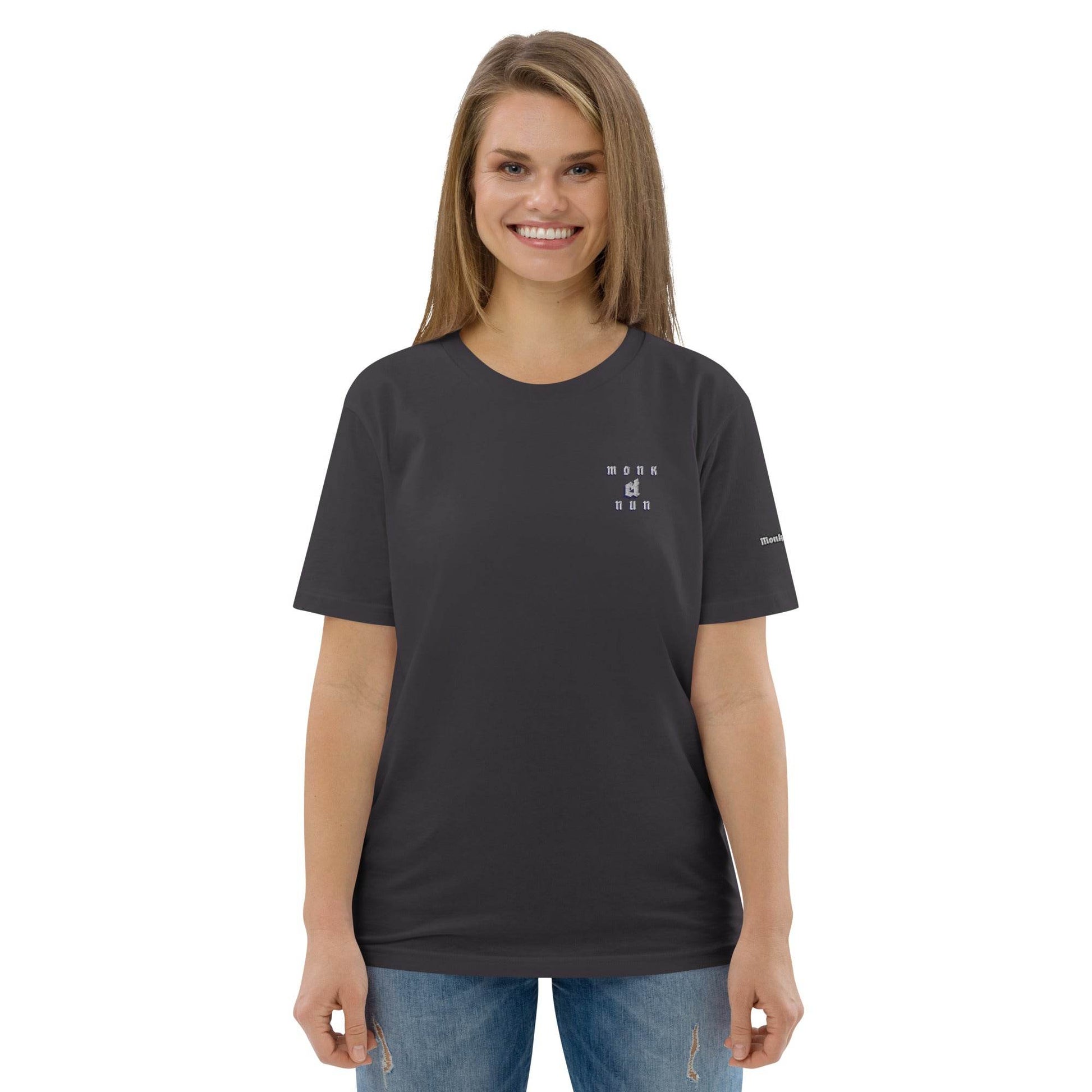 Unisex organic 100%cotton t-shirt Always think positive - Monk&Nun UnisexClothing