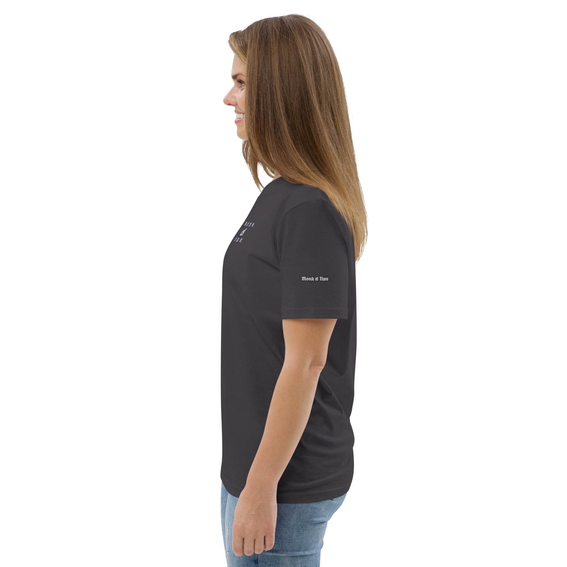 Unisex organic 100%cotton t-shirt Always think positive - Monk&Nun UnisexClothing