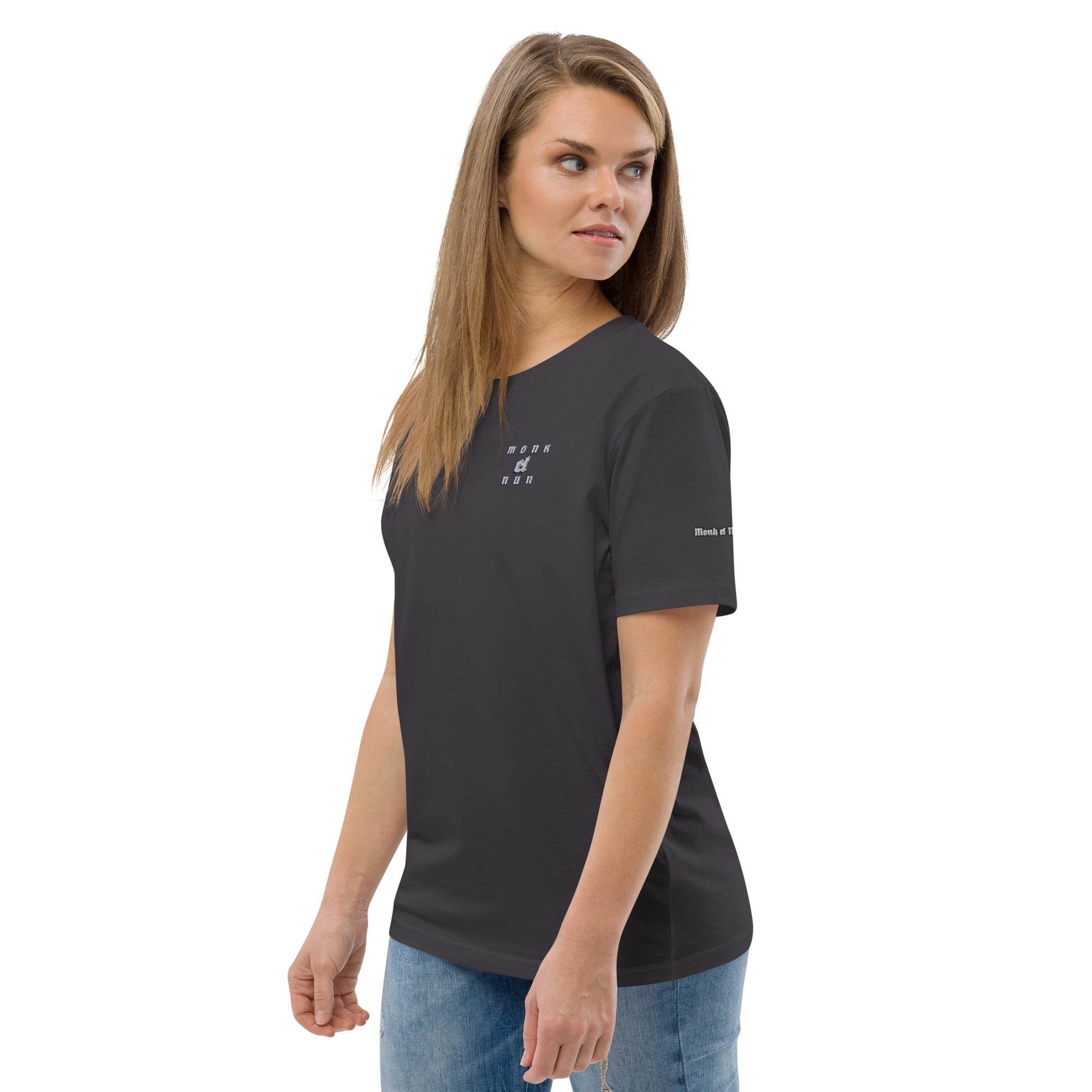 Unisex organic 100%cotton t-shirt Always think positive - Monk&Nun UnisexClothing