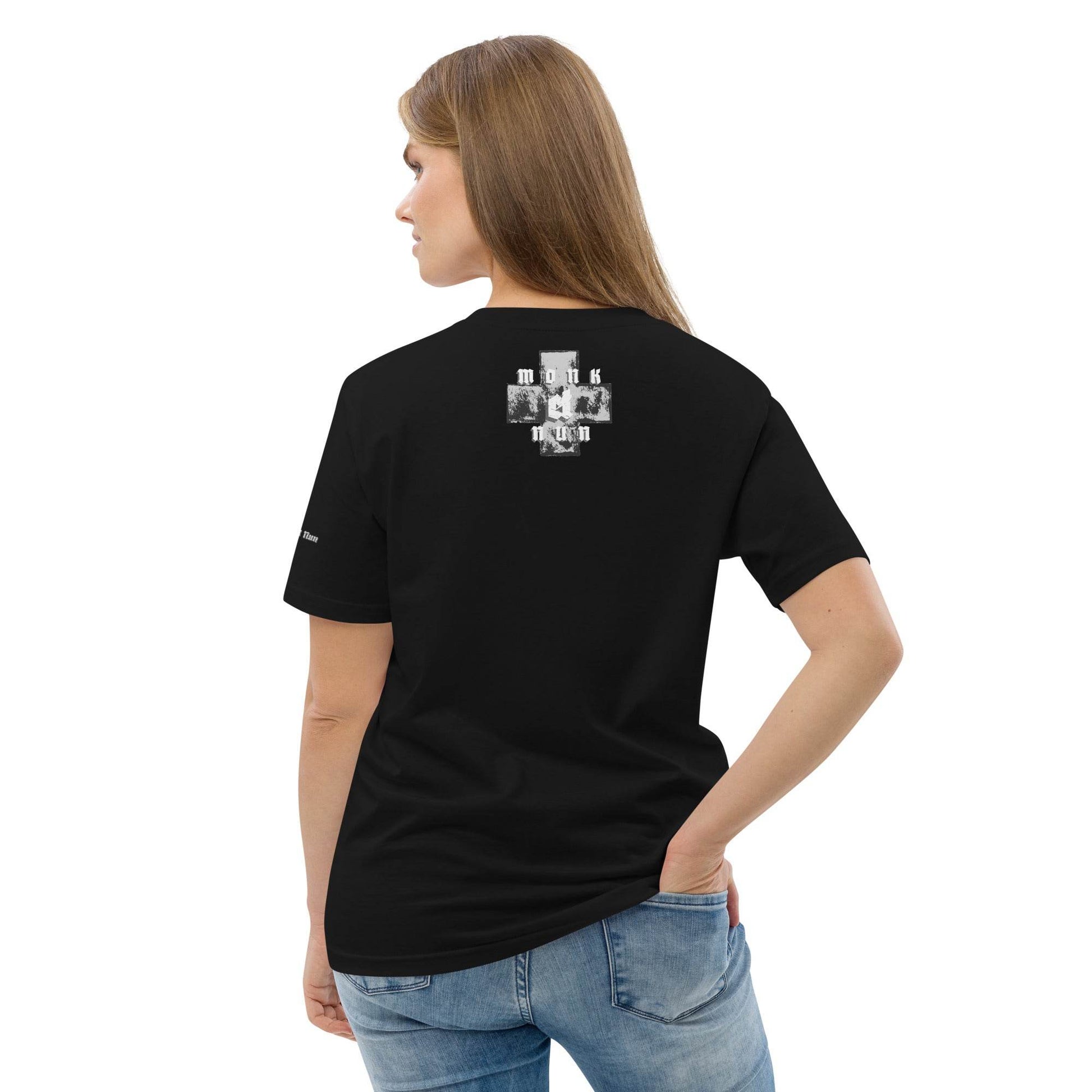 Unisex organic 100%cotton t-shirt Always think positive - Monk&Nun UnisexClothing