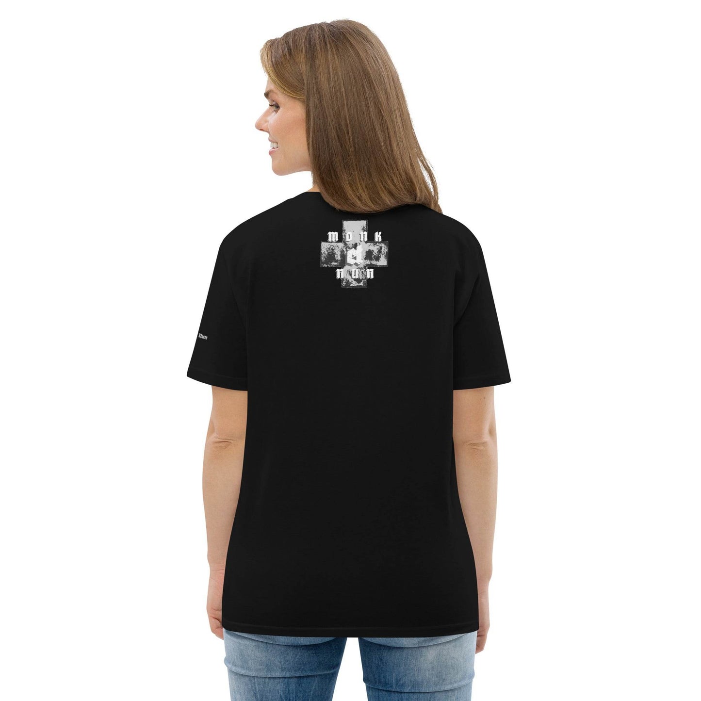 Unisex organic 100%cotton t-shirt Always think positive - Monk&Nun UnisexClothing