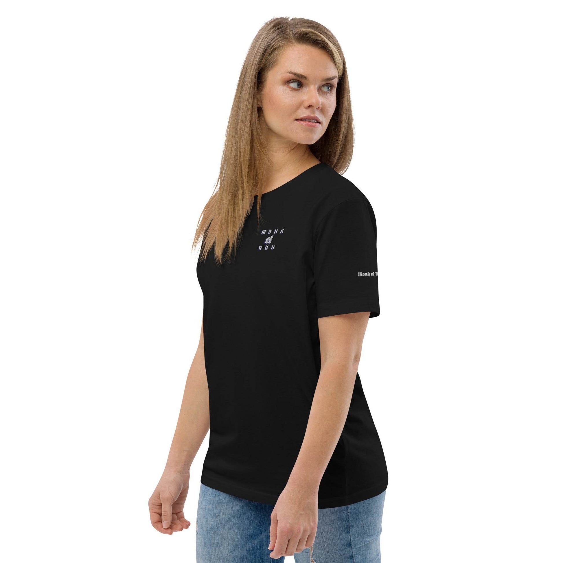 Unisex organic 100%cotton t-shirt Always think positive - Monk&Nun UnisexClothing