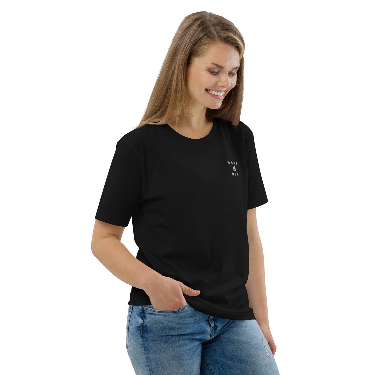 Unisex organic 100%cotton t-shirt Always think positive - Monk&Nun UnisexClothing