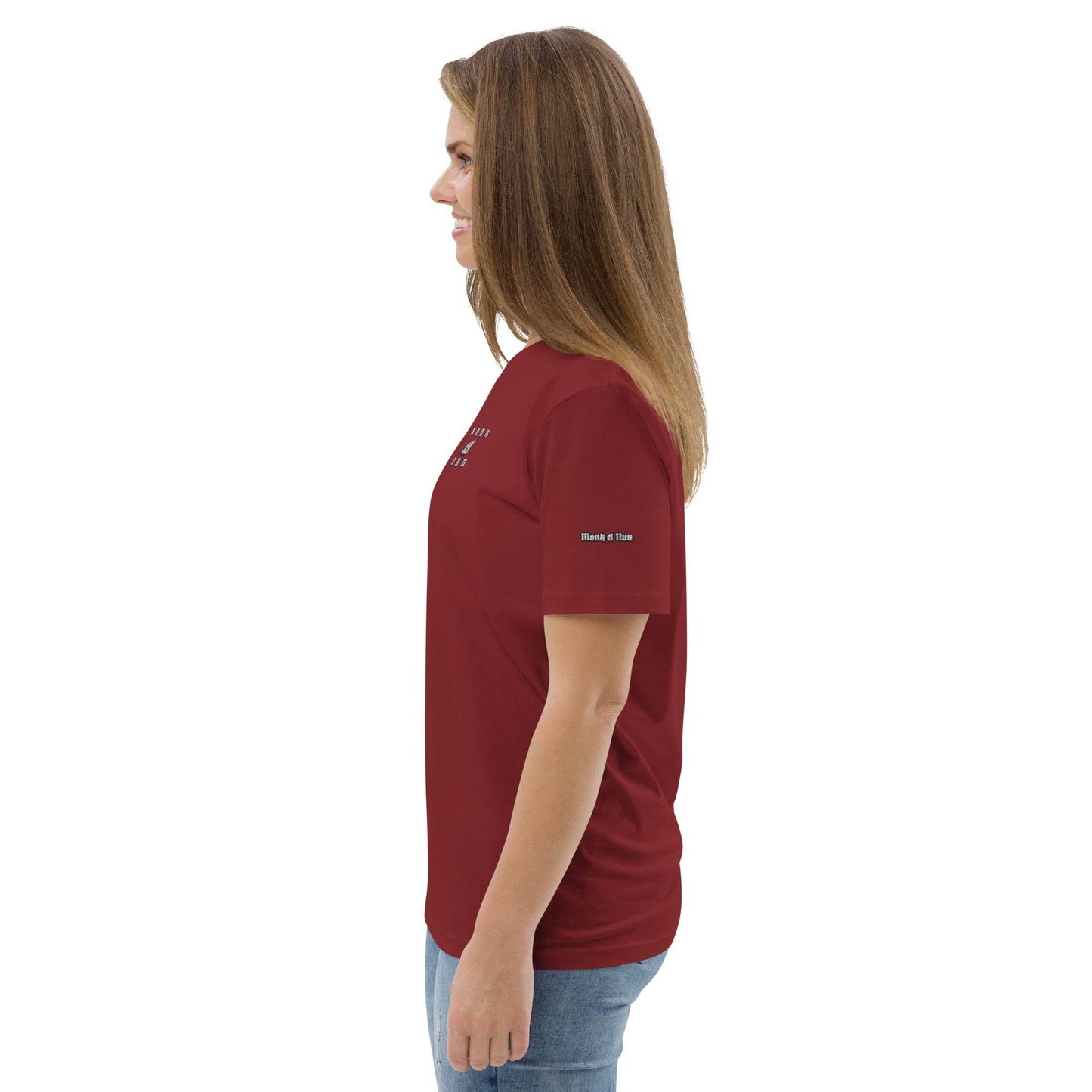 Unisex organic 100%cotton t-shirt Always think positive - Monk&Nun UnisexClothing