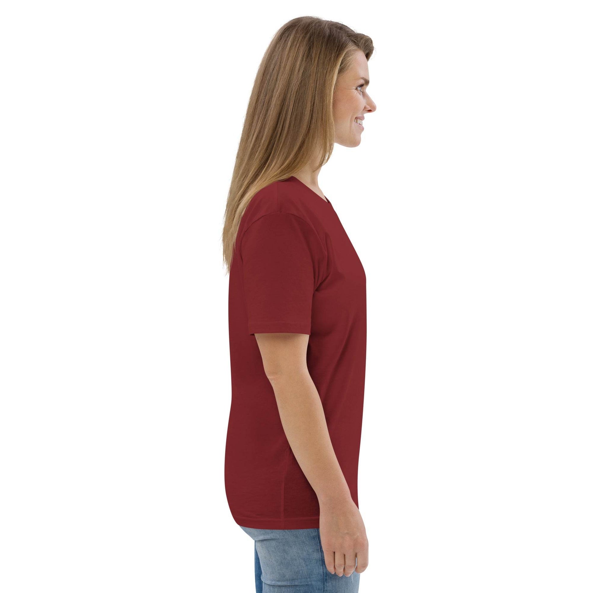 Unisex organic 100%cotton t-shirt Always think positive - Monk&Nun UnisexClothing