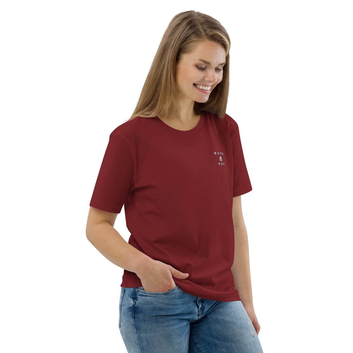 Unisex organic 100%cotton t-shirt Always think positive - Monk&Nun UnisexClothing