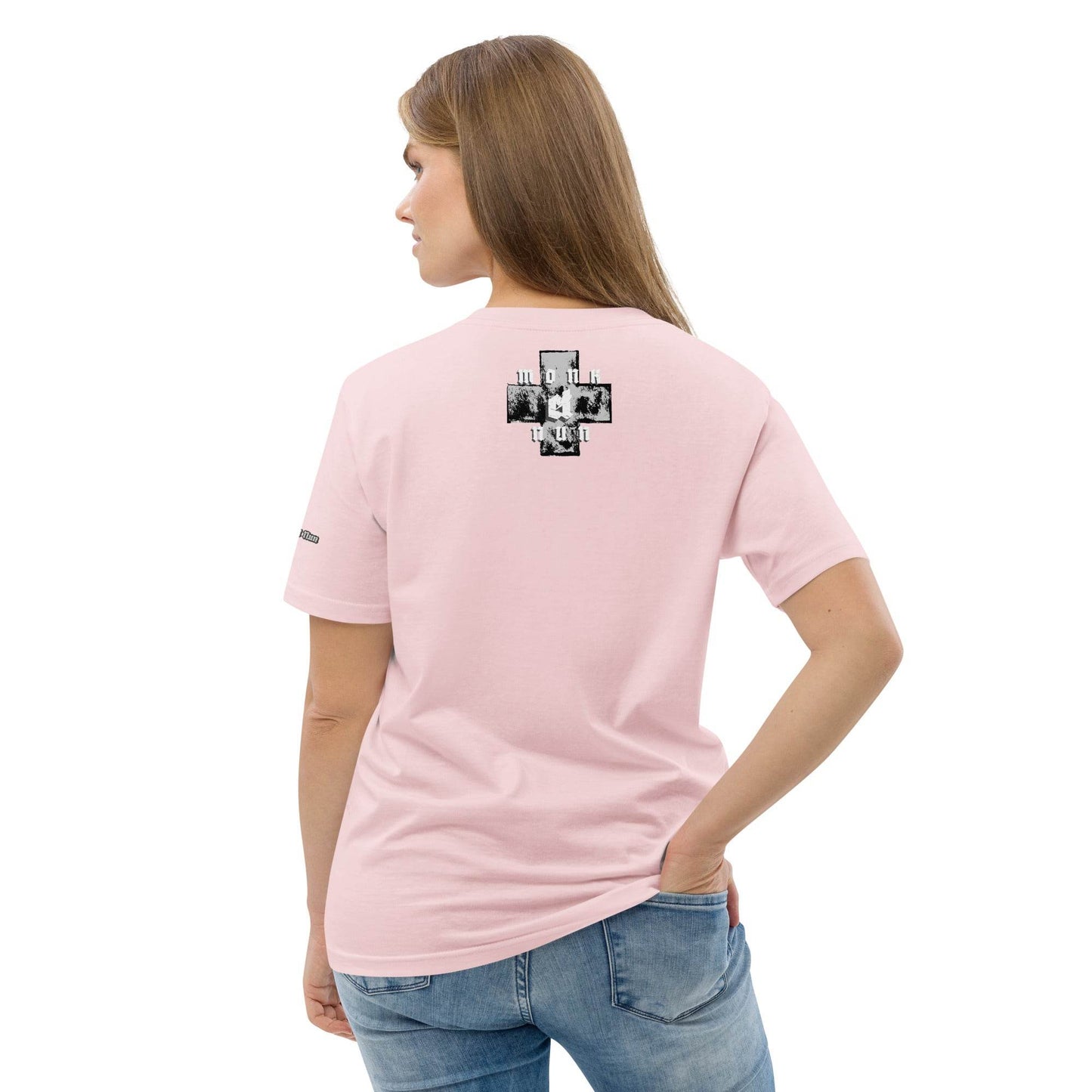 Unisex organic 100%cotton t-shirt Always think positive - Monk&Nun UnisexClothing