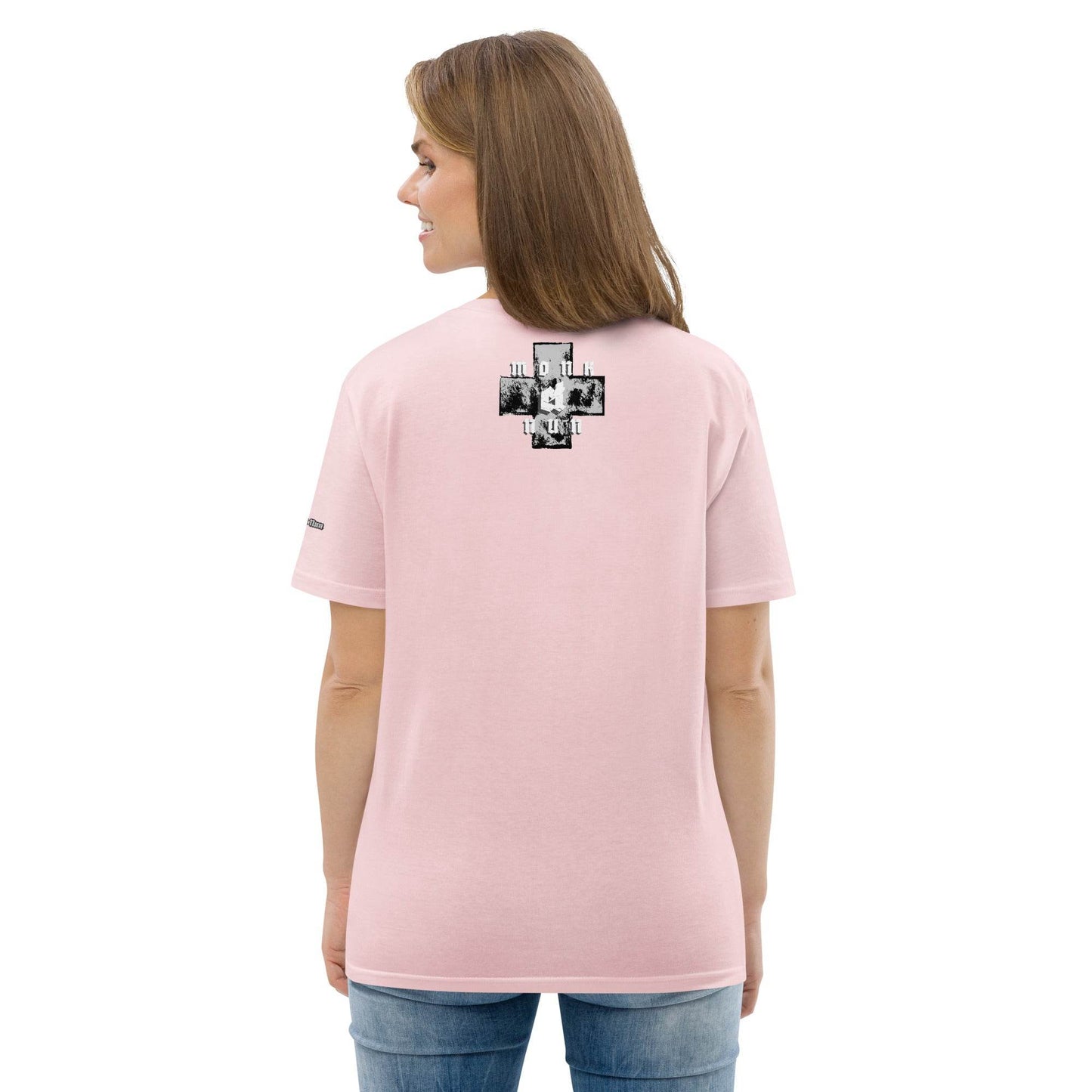 Unisex organic 100%cotton t-shirt Always think positive - Monk&Nun UnisexClothing